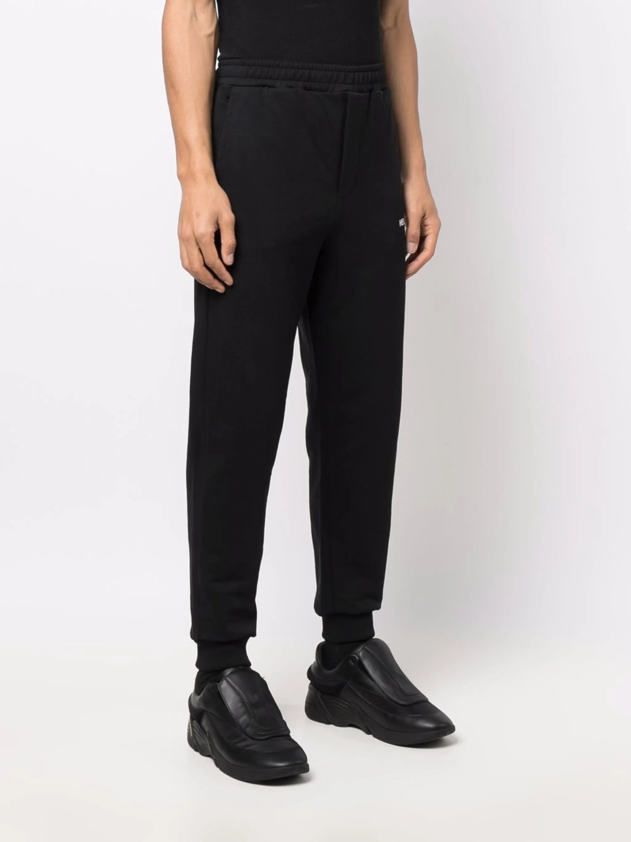 logo-print tapered track pants