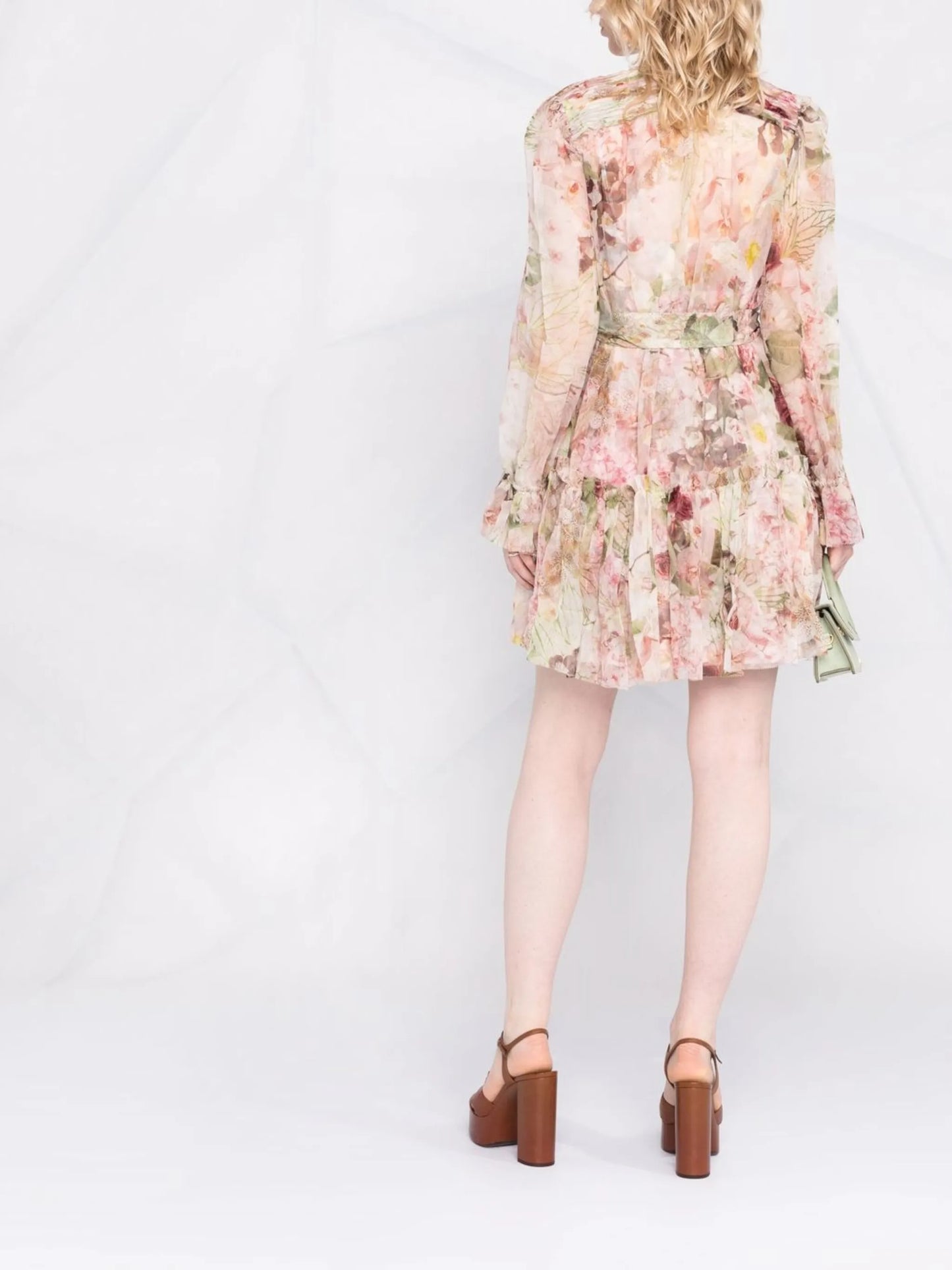 garden floral shirt dress