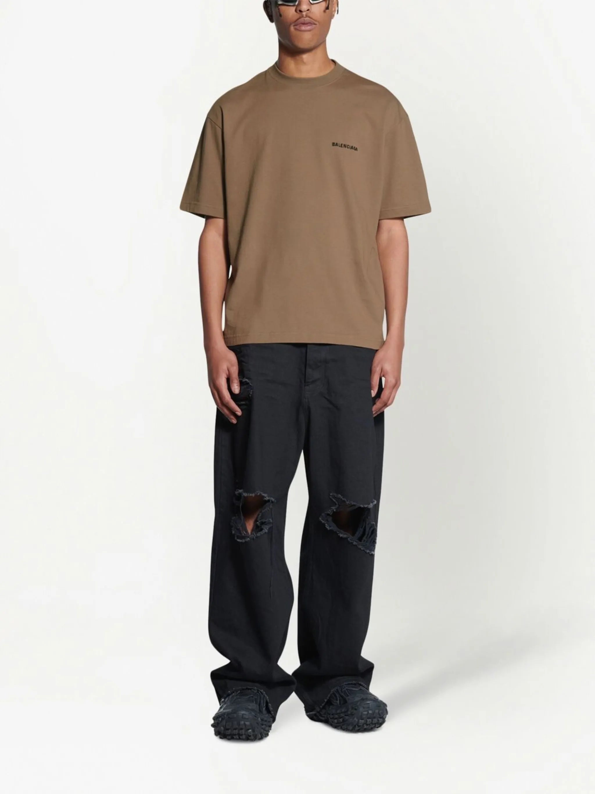 logo print regular-fit T-shirt