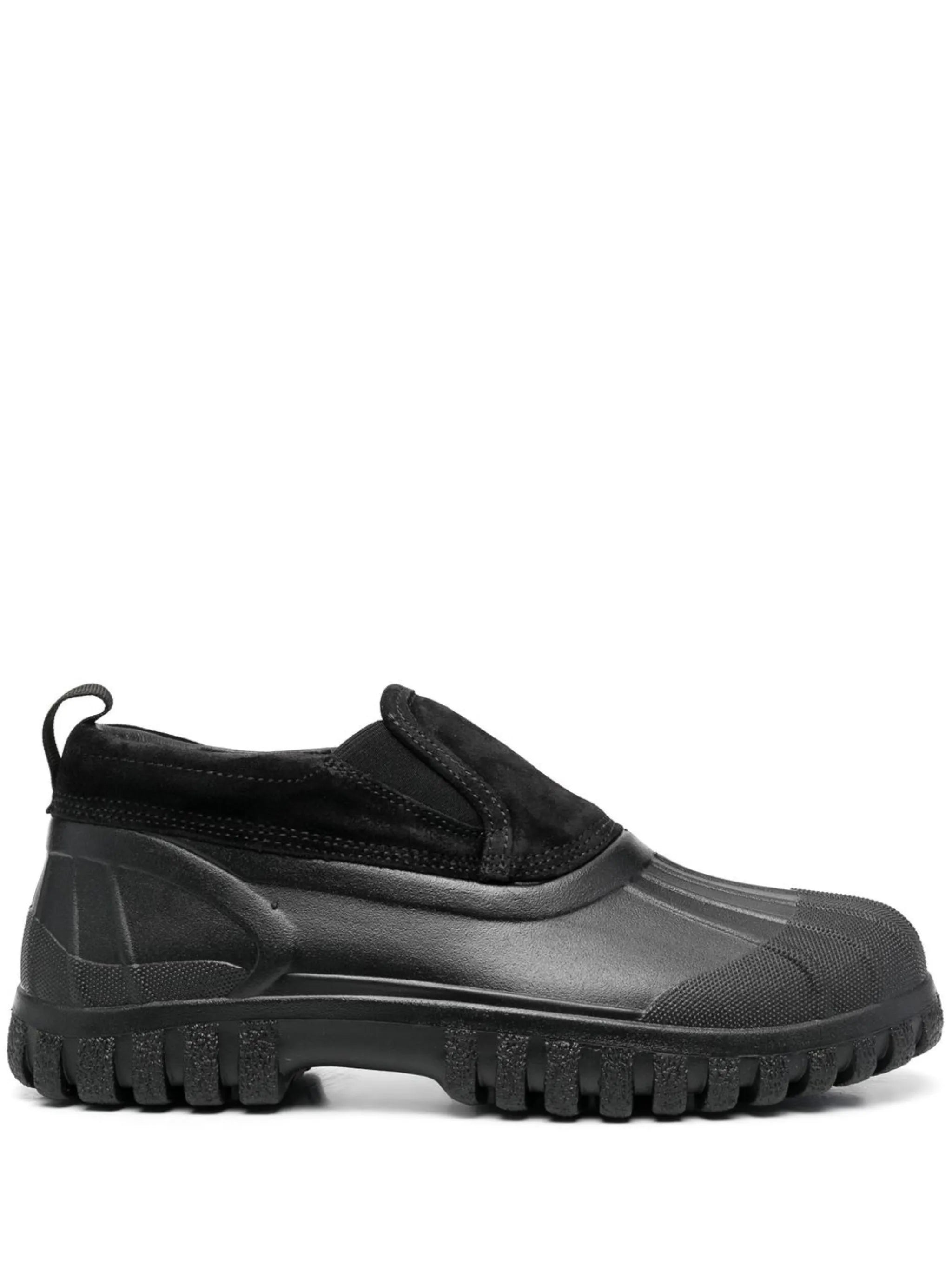 panelled slip-on sneakers