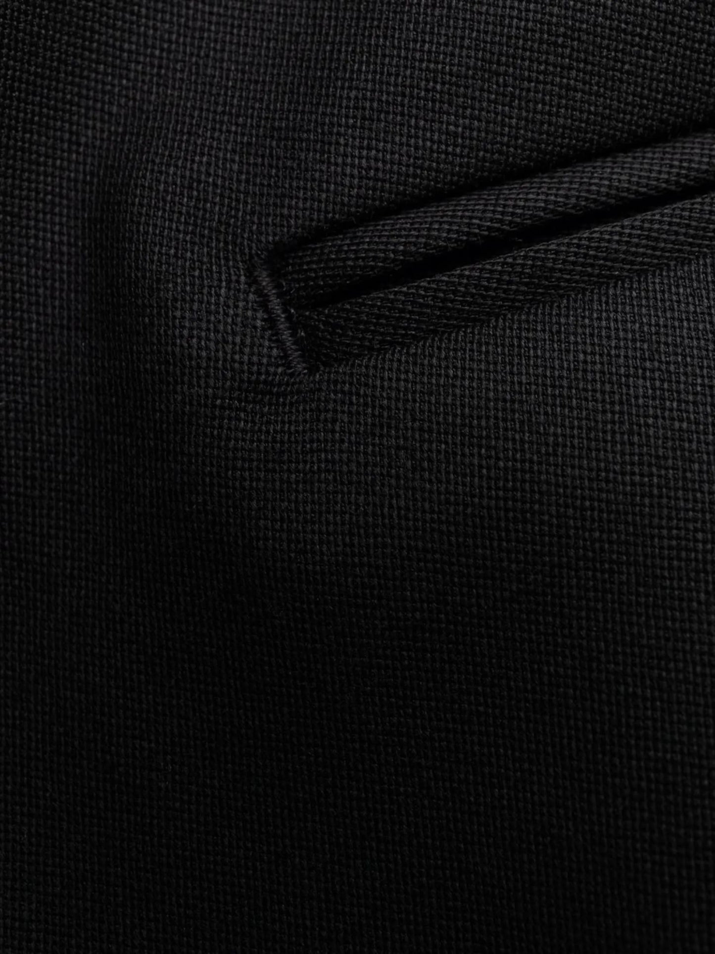high-waisted tailored trousers