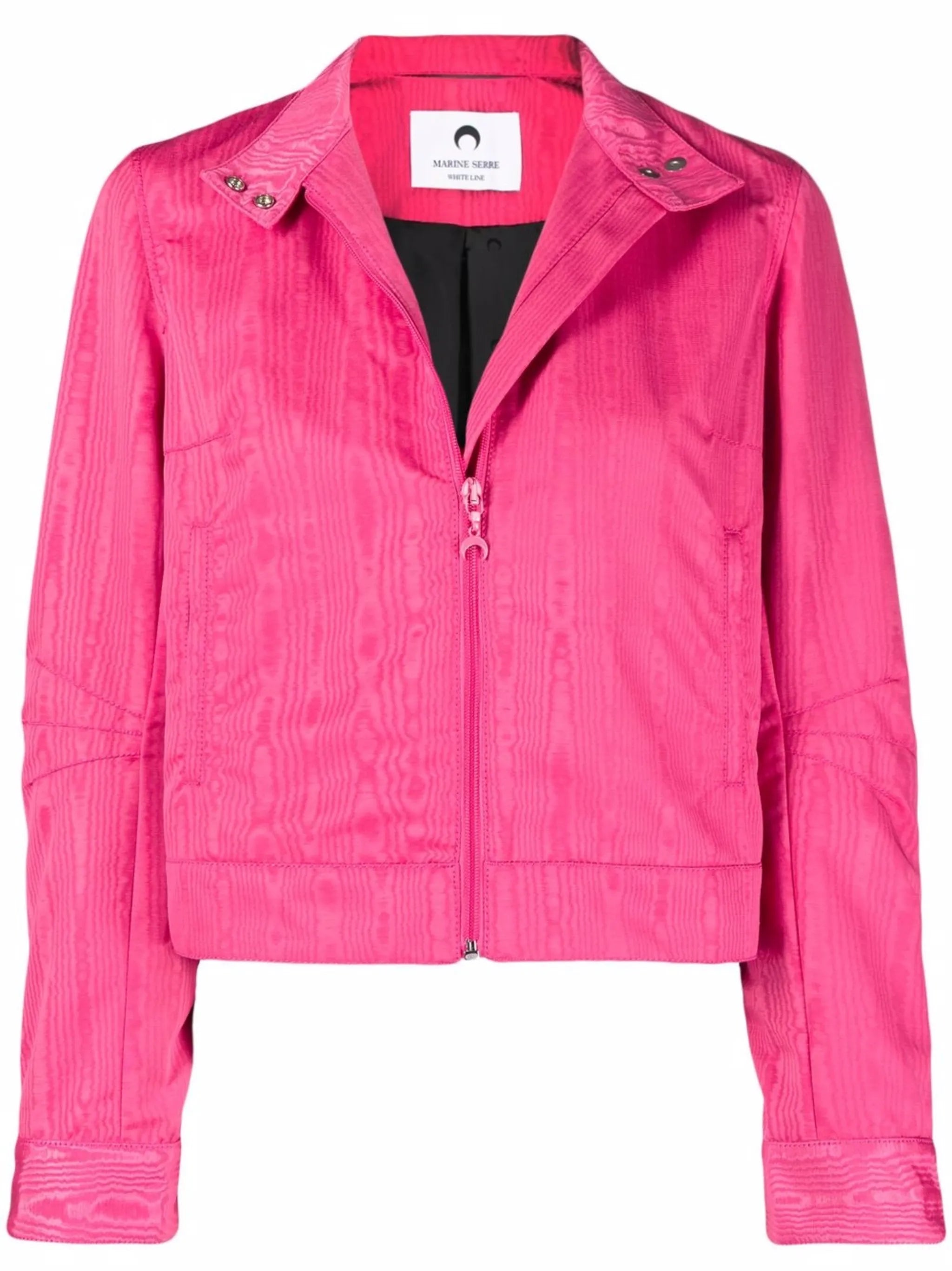 Moire-effect track jacket