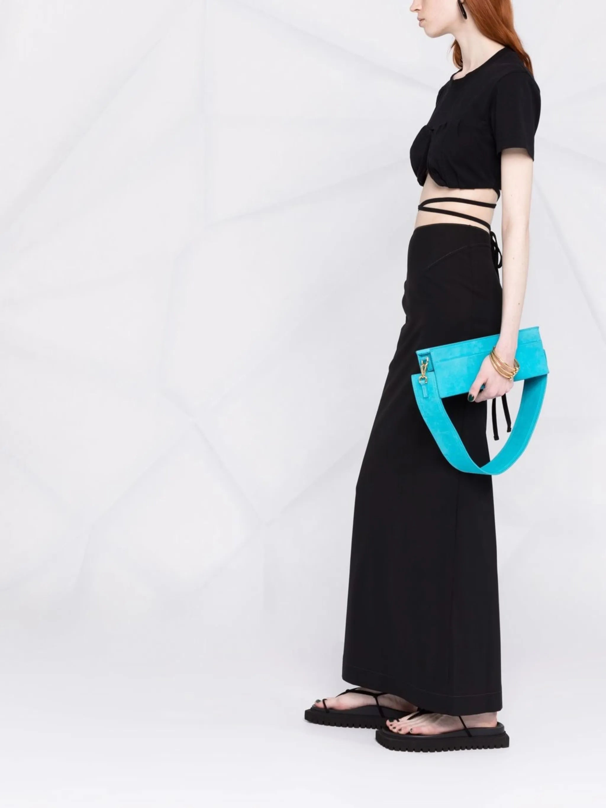 Le T-Shirt Baci cropped top