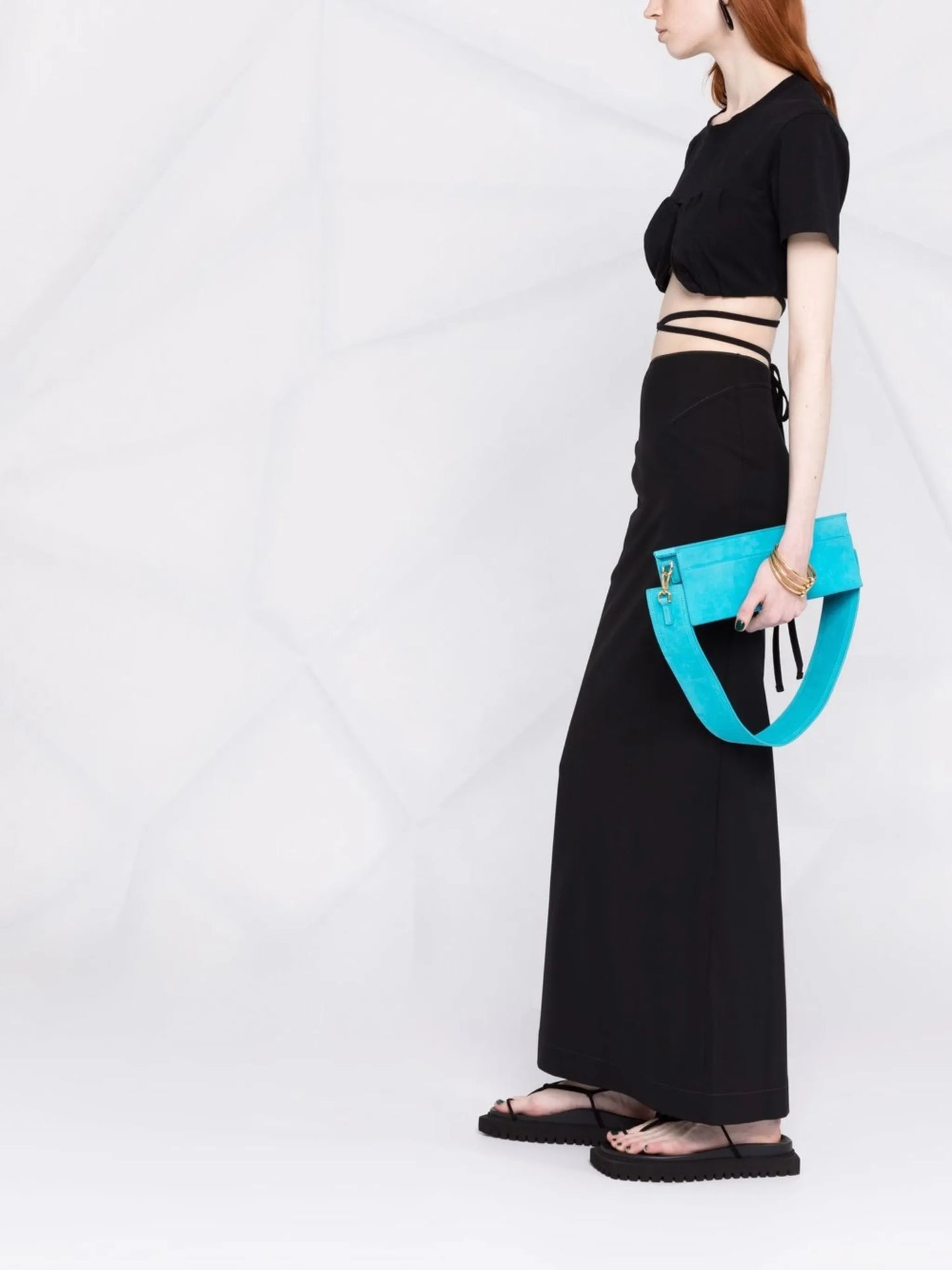Le T-Shirt Baci cropped top