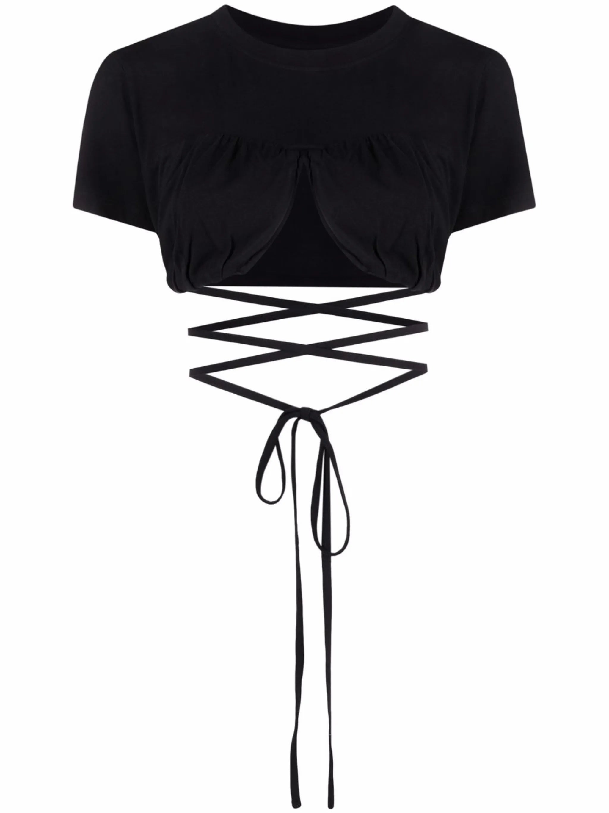 Le T-Shirt Baci cropped top