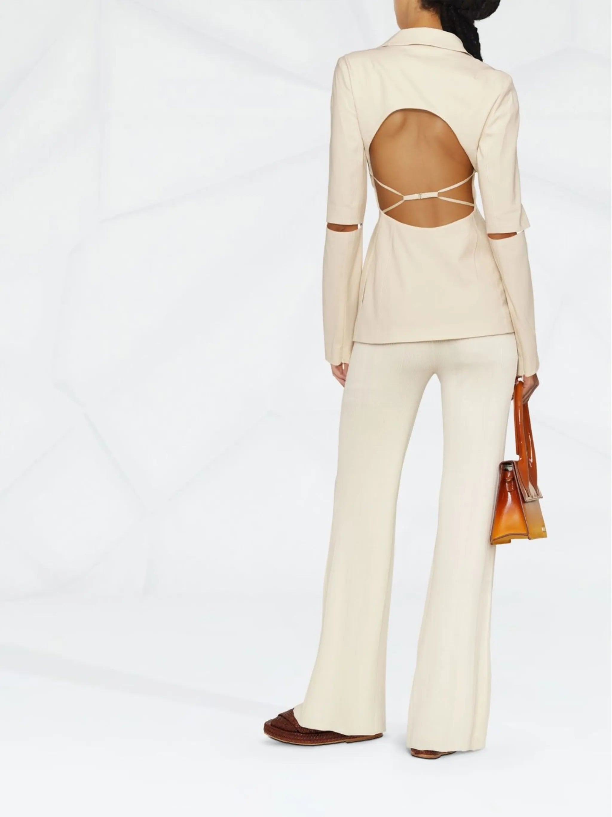 Melo backless blazer
