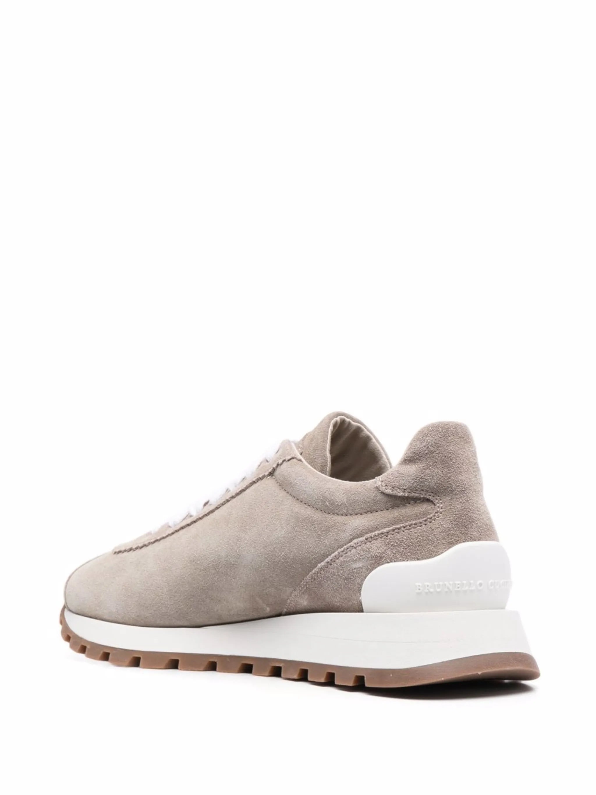 low-top suede sneakers