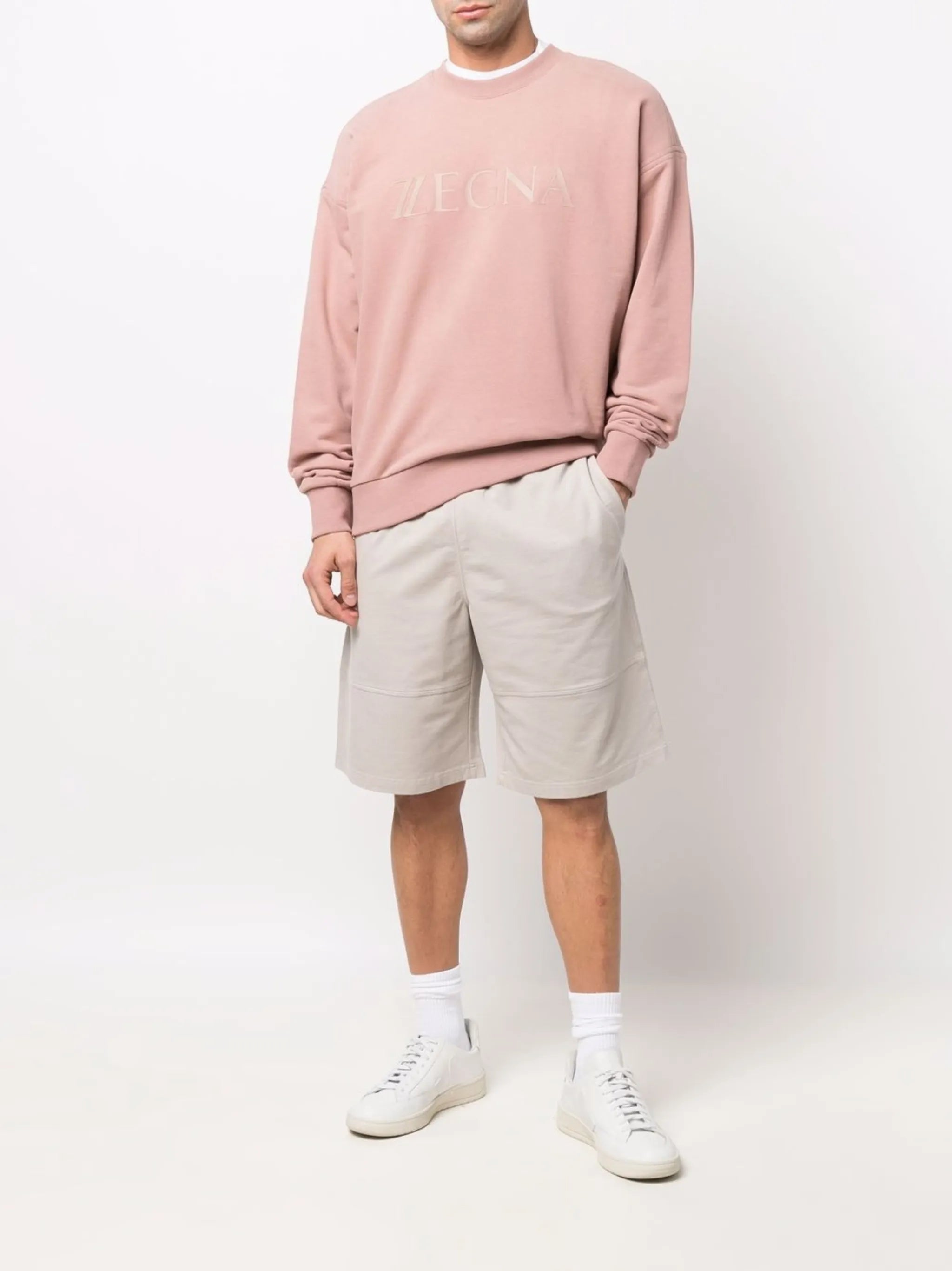 logo-print cotton sweatshirt