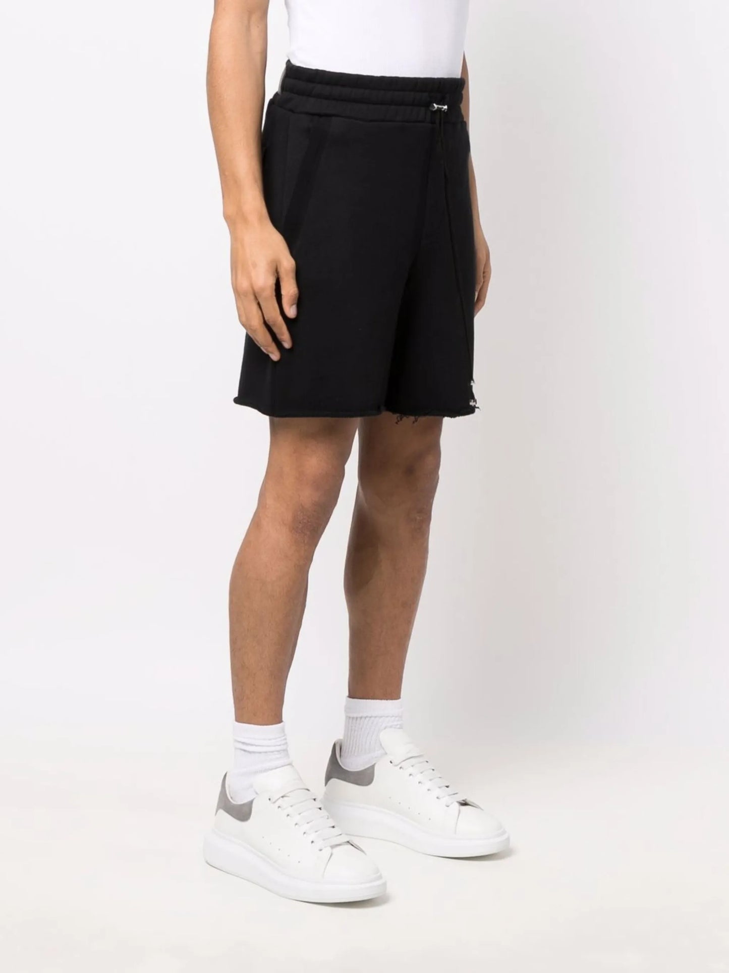 cotton logo-print track shorts