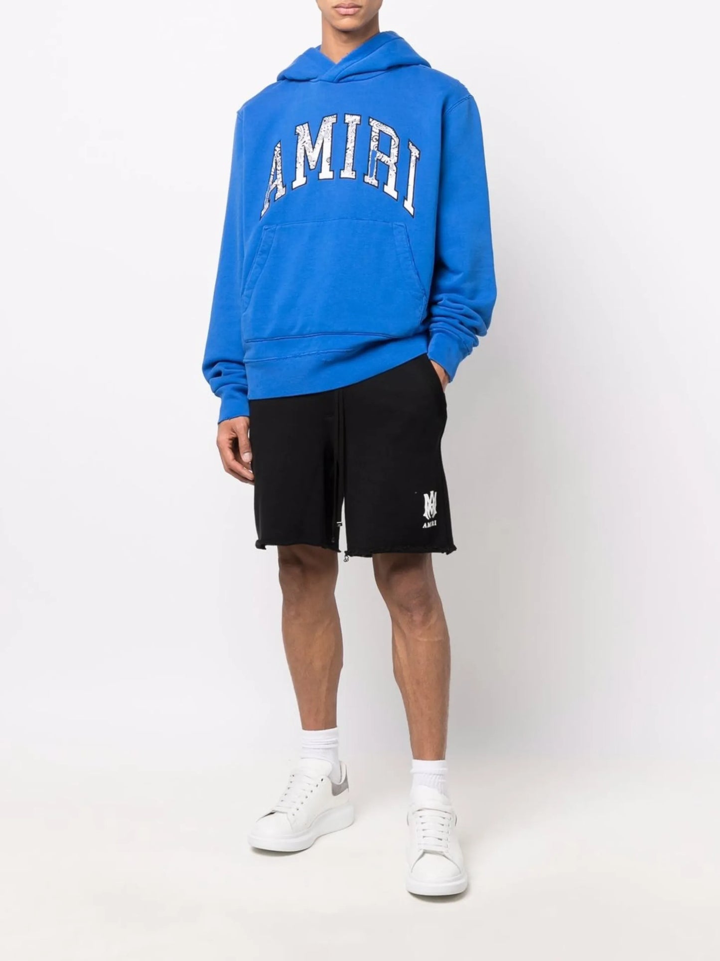cotton logo-print track shorts