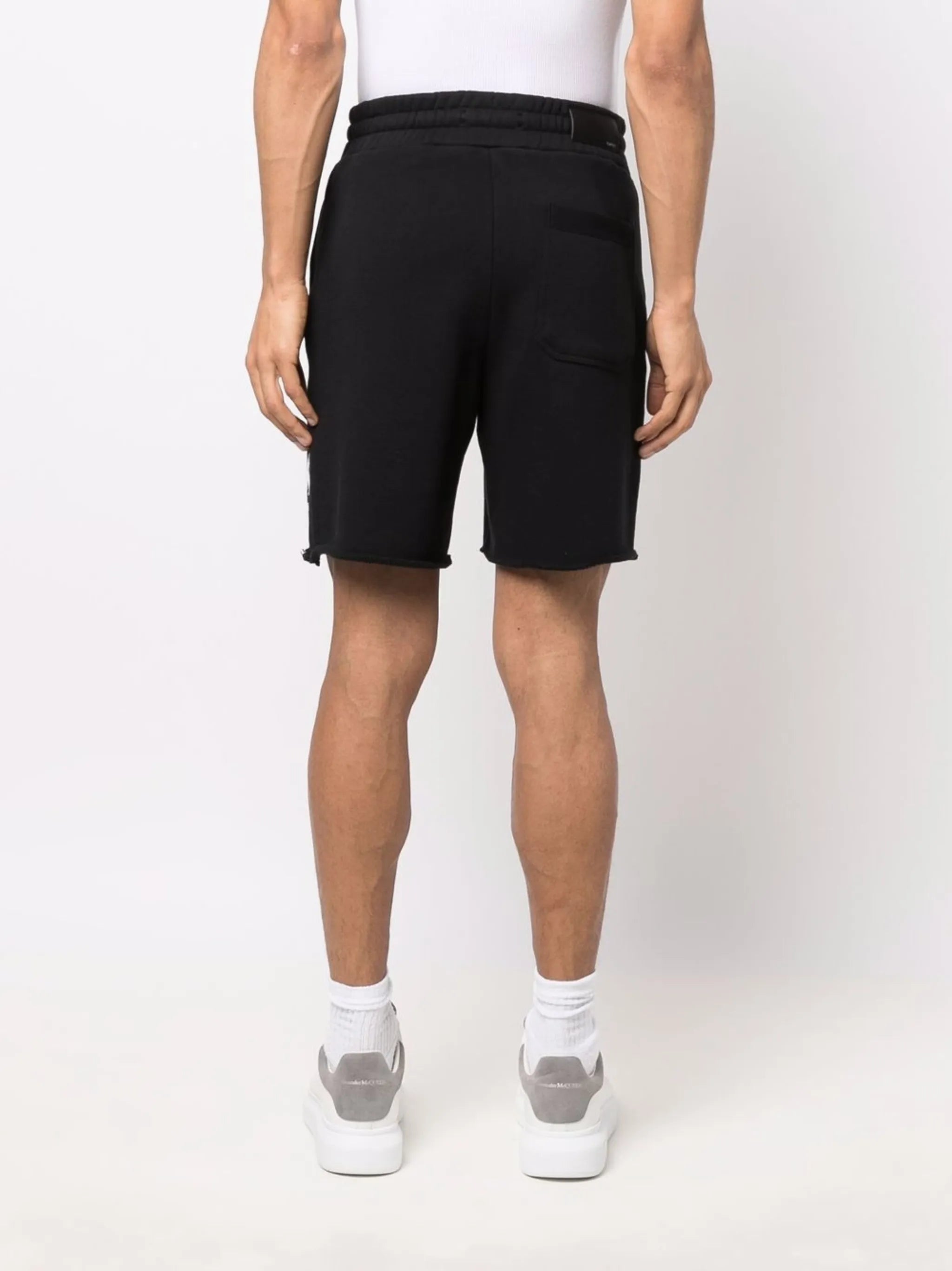 cotton logo-print track shorts