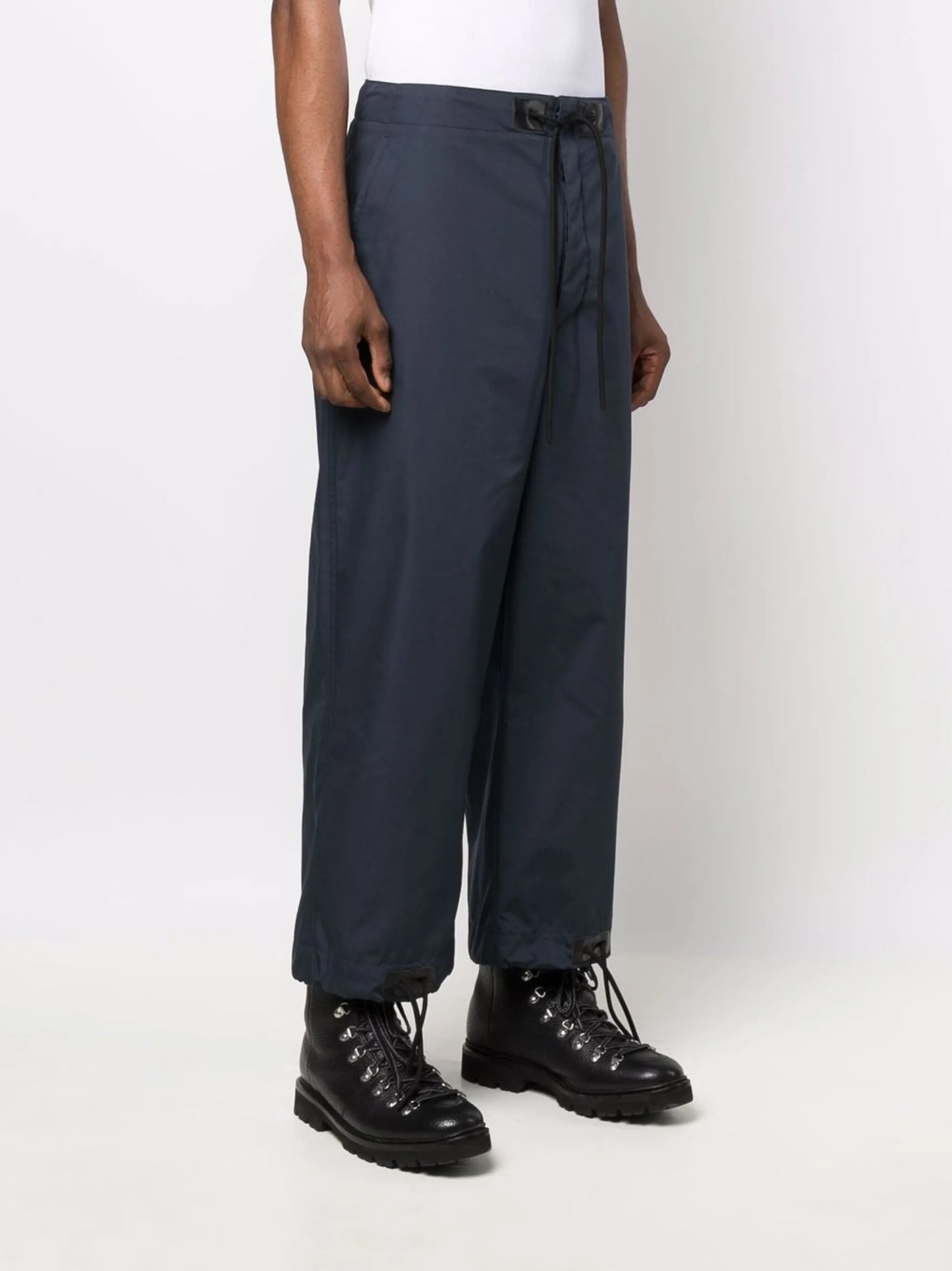 relaxed drawstring track pants