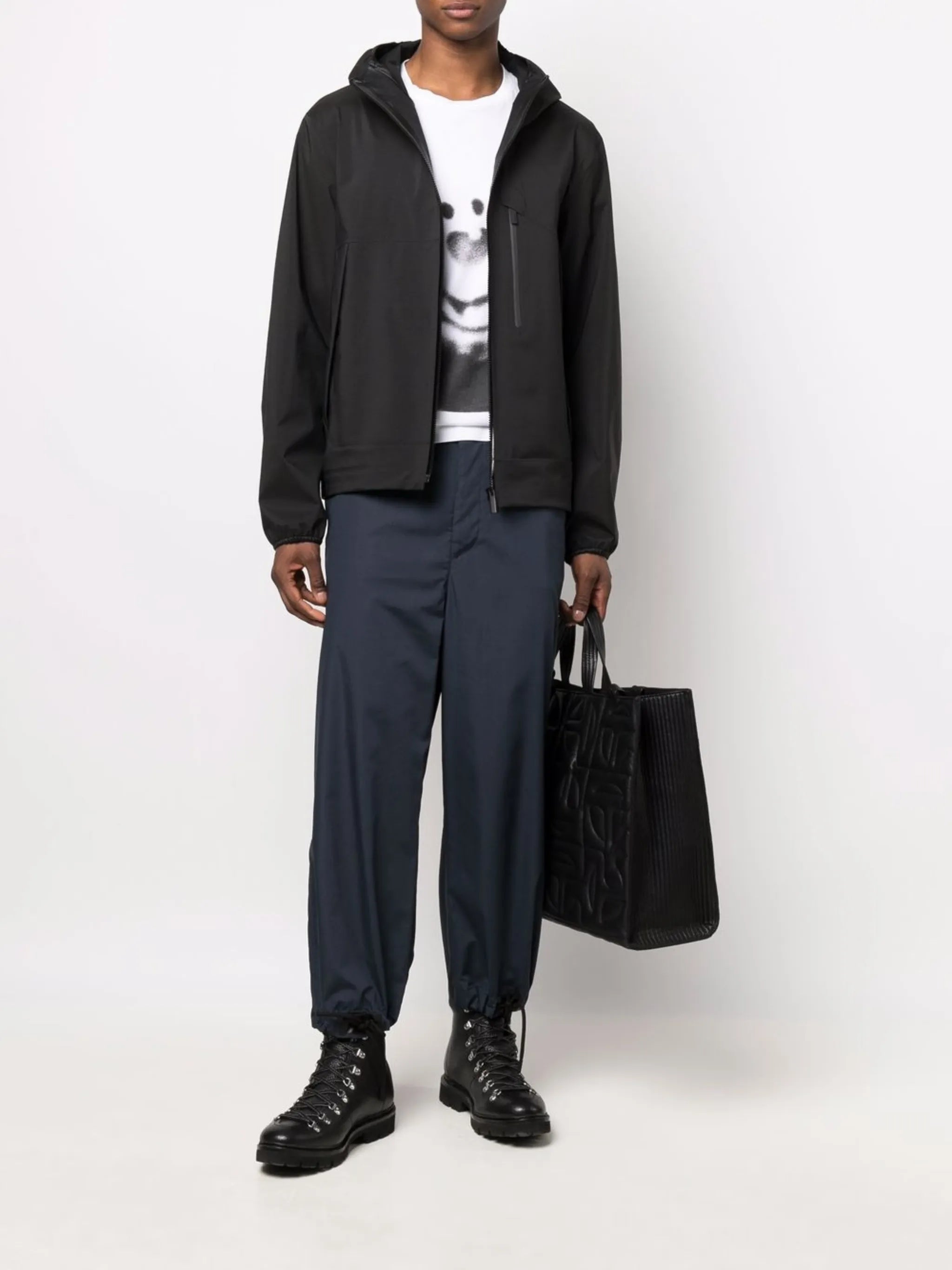 relaxed drawstring track pants
