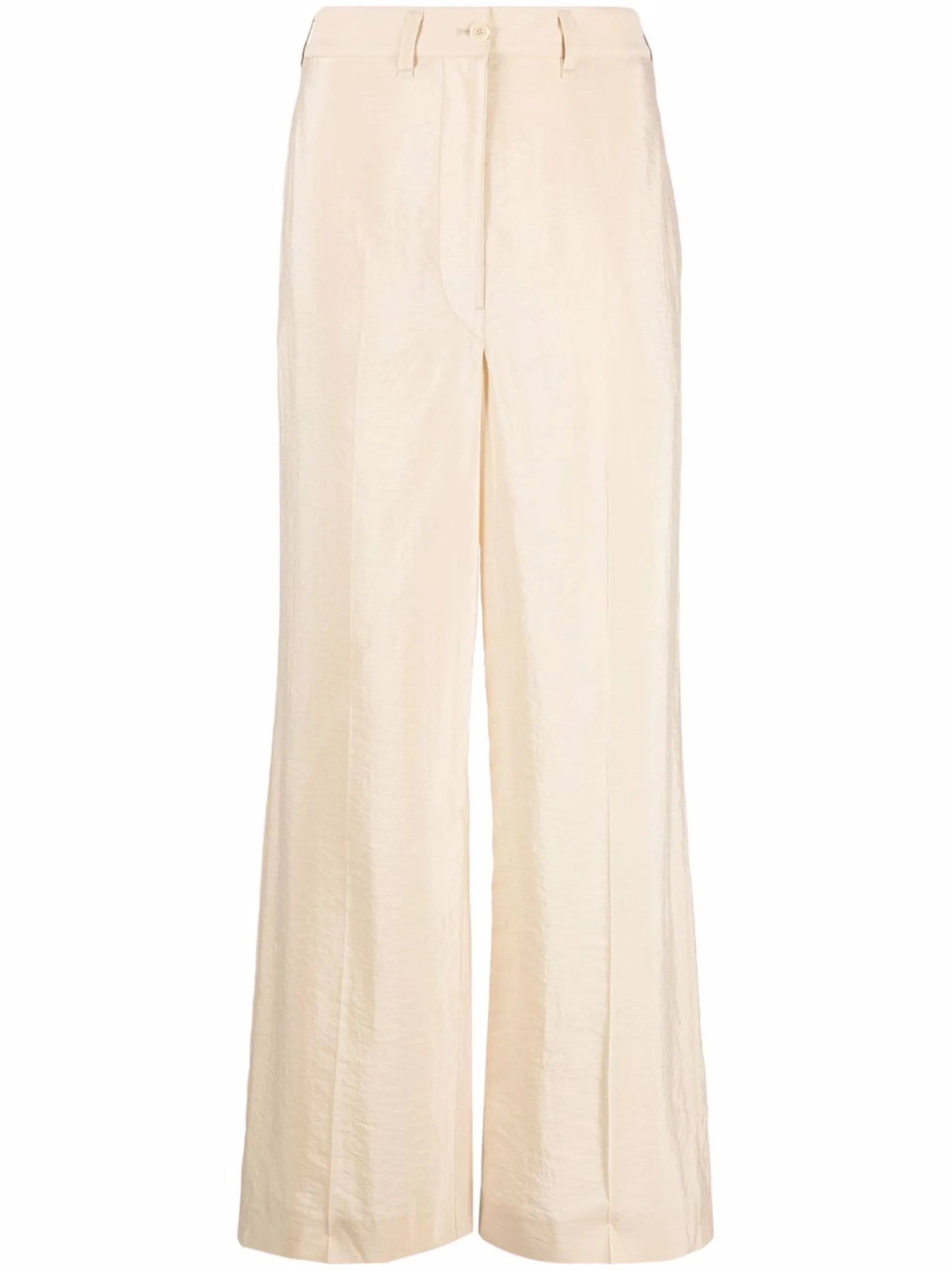 tailored wide-leg trousers