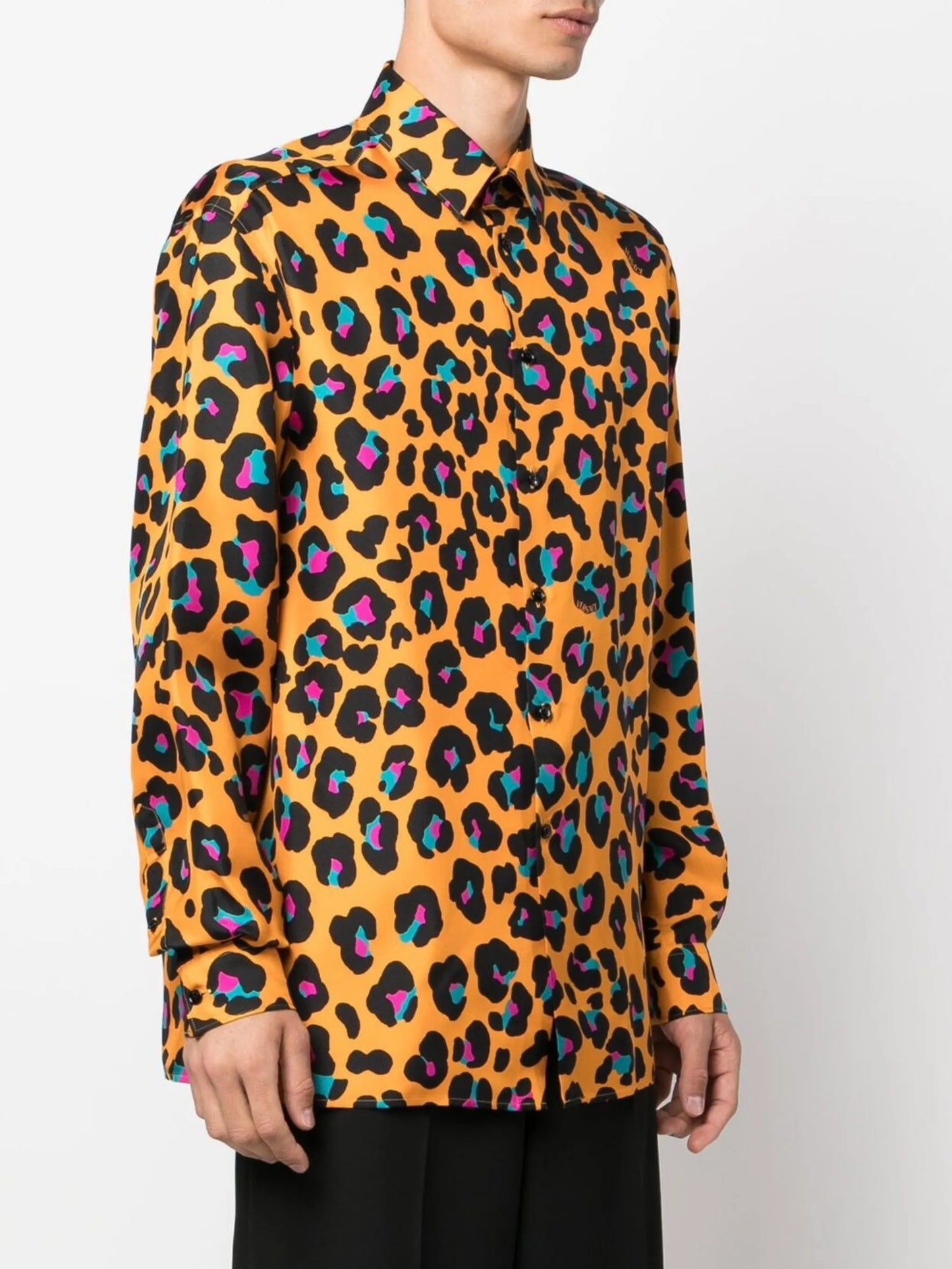 Daisy leopard-print silk shirt