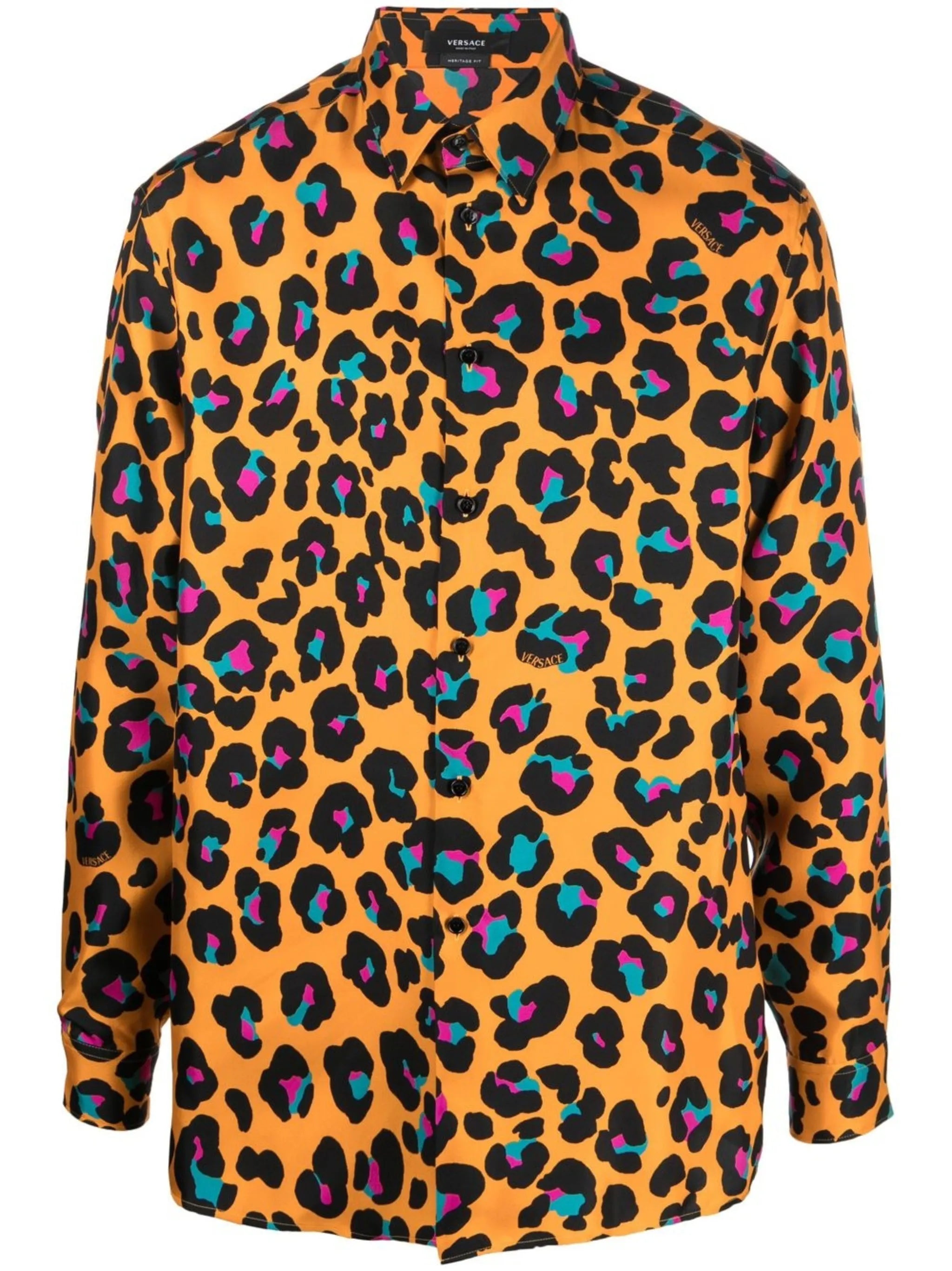 Daisy leopard-print silk shirt