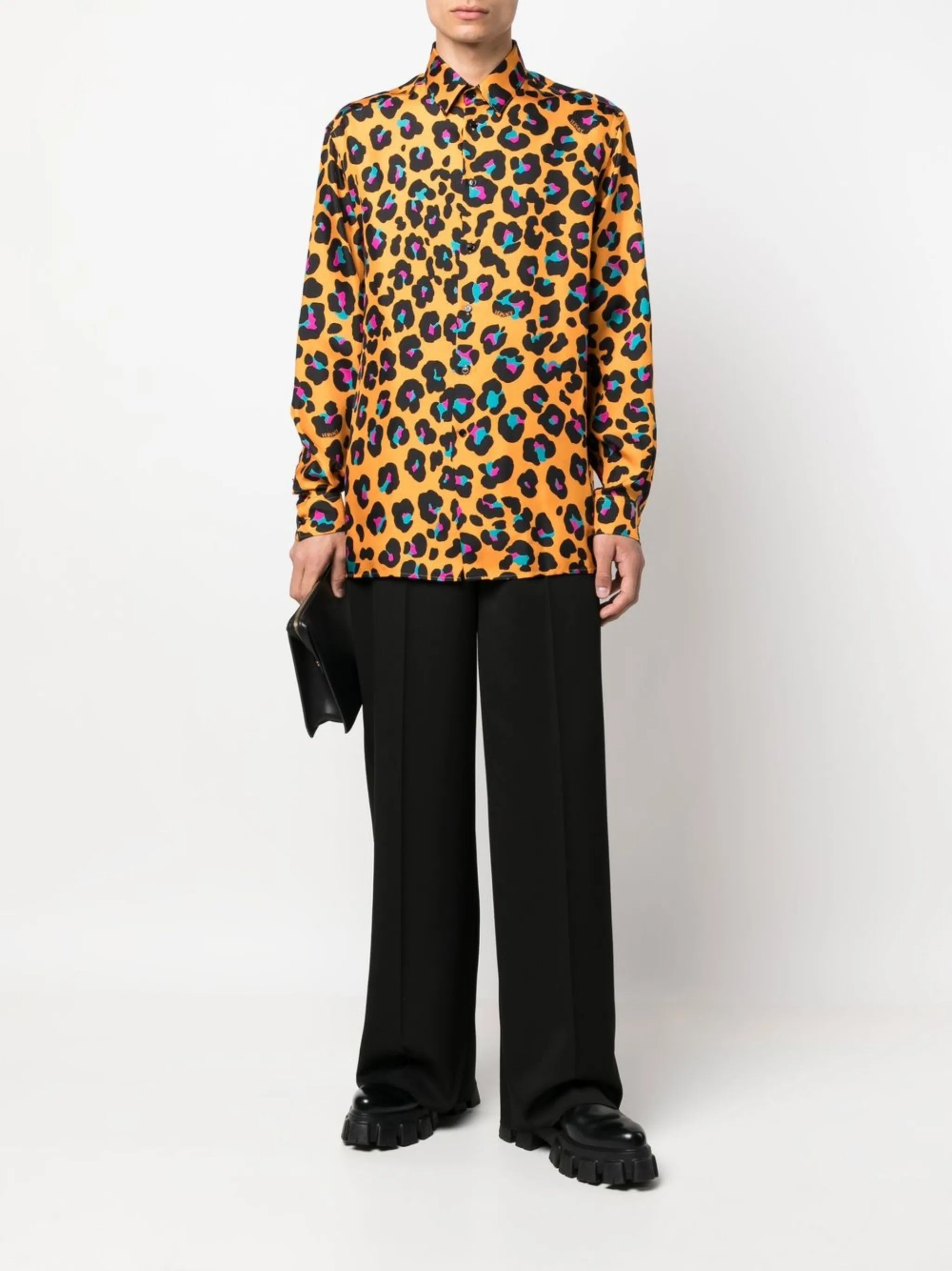 Daisy leopard-print silk shirt