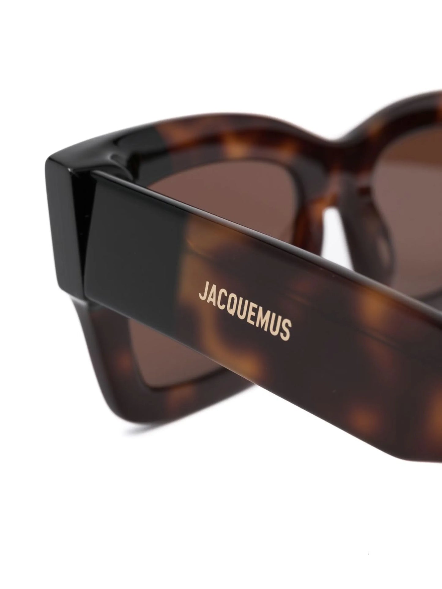 tortoiseshell oversize-frame sunglasses