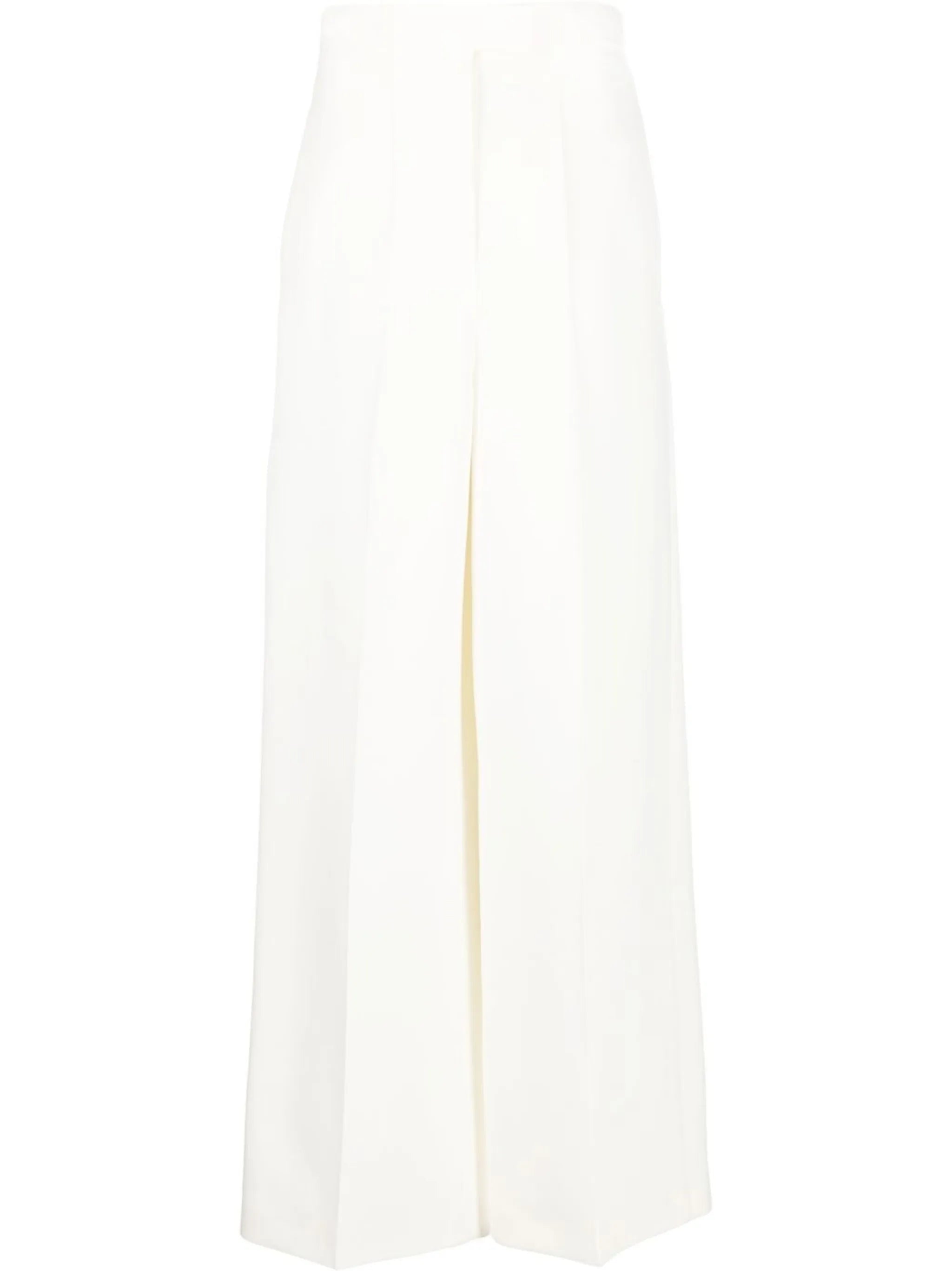 tailored wide-leg trousers