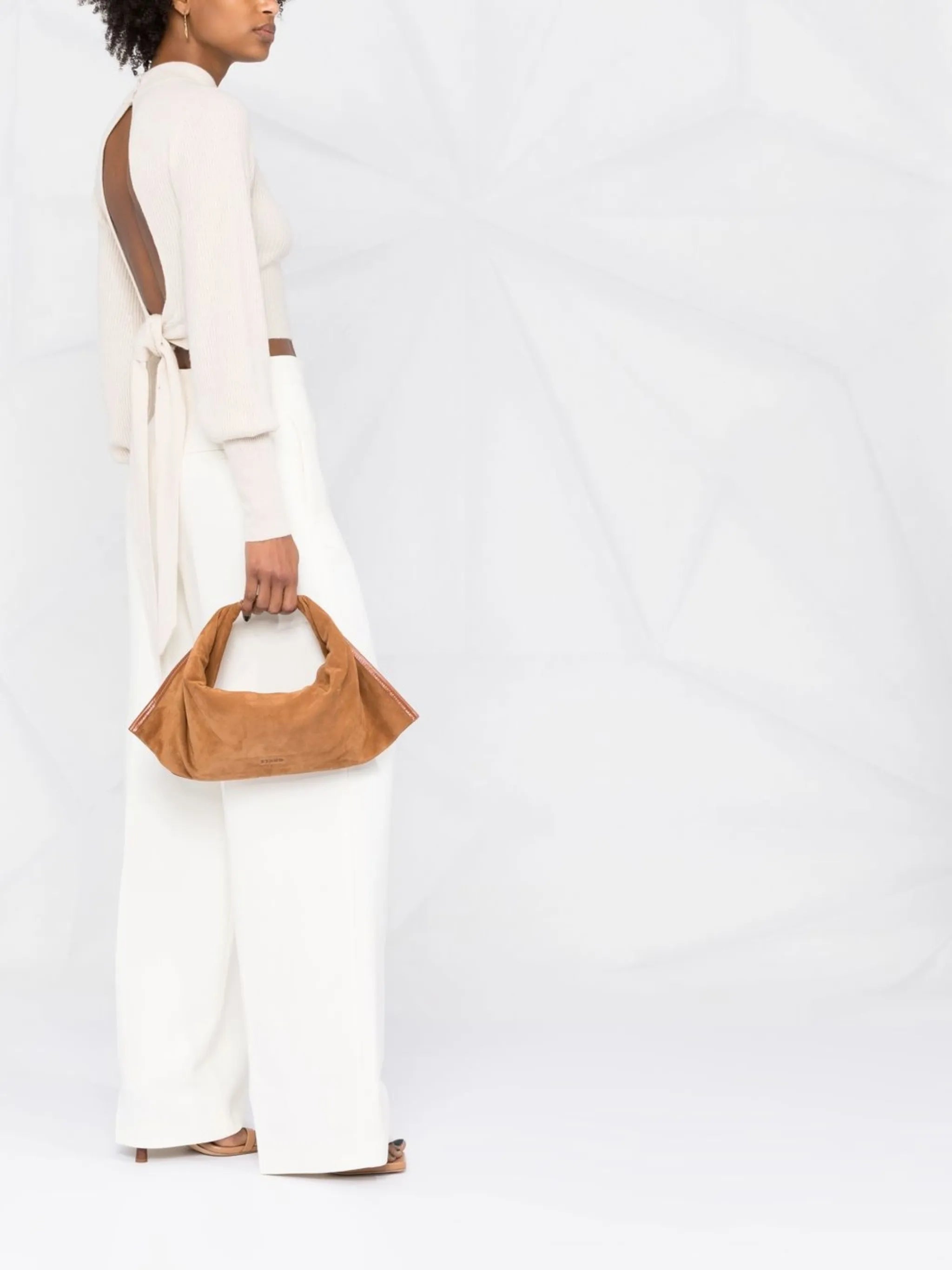 tailored wide-leg trousers