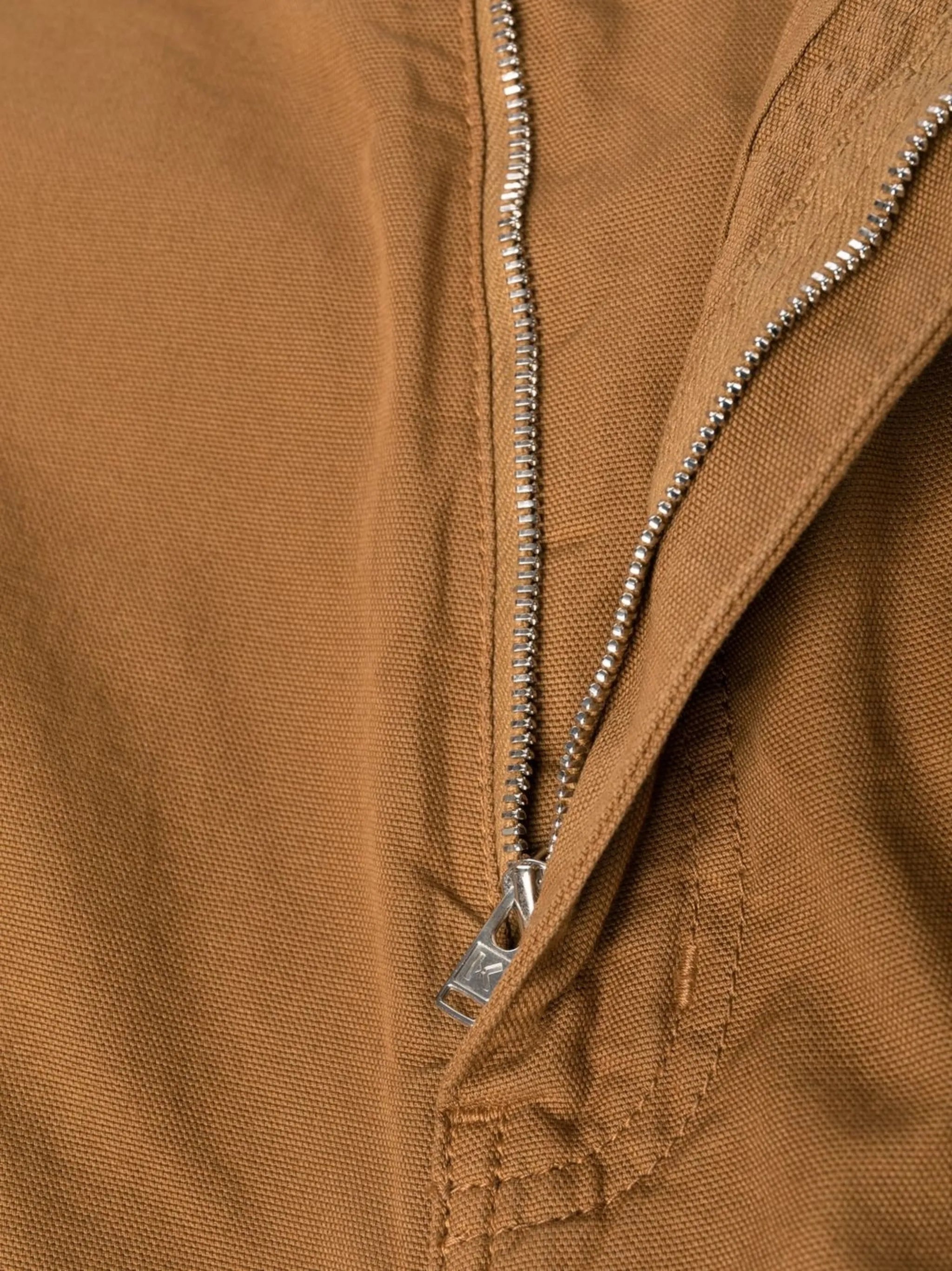rear logo-patch trousers