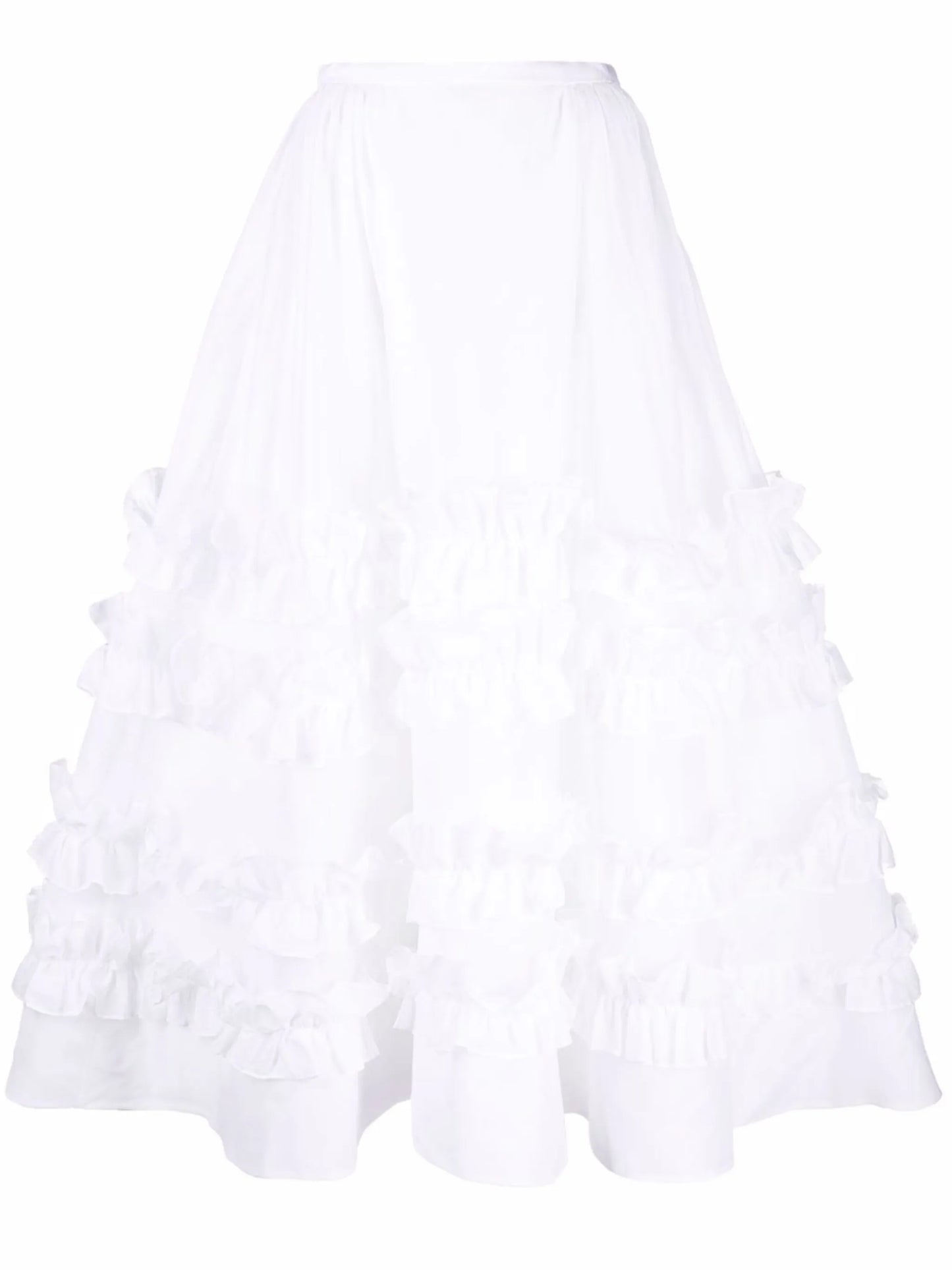 Maisie ruffled maxi skirt