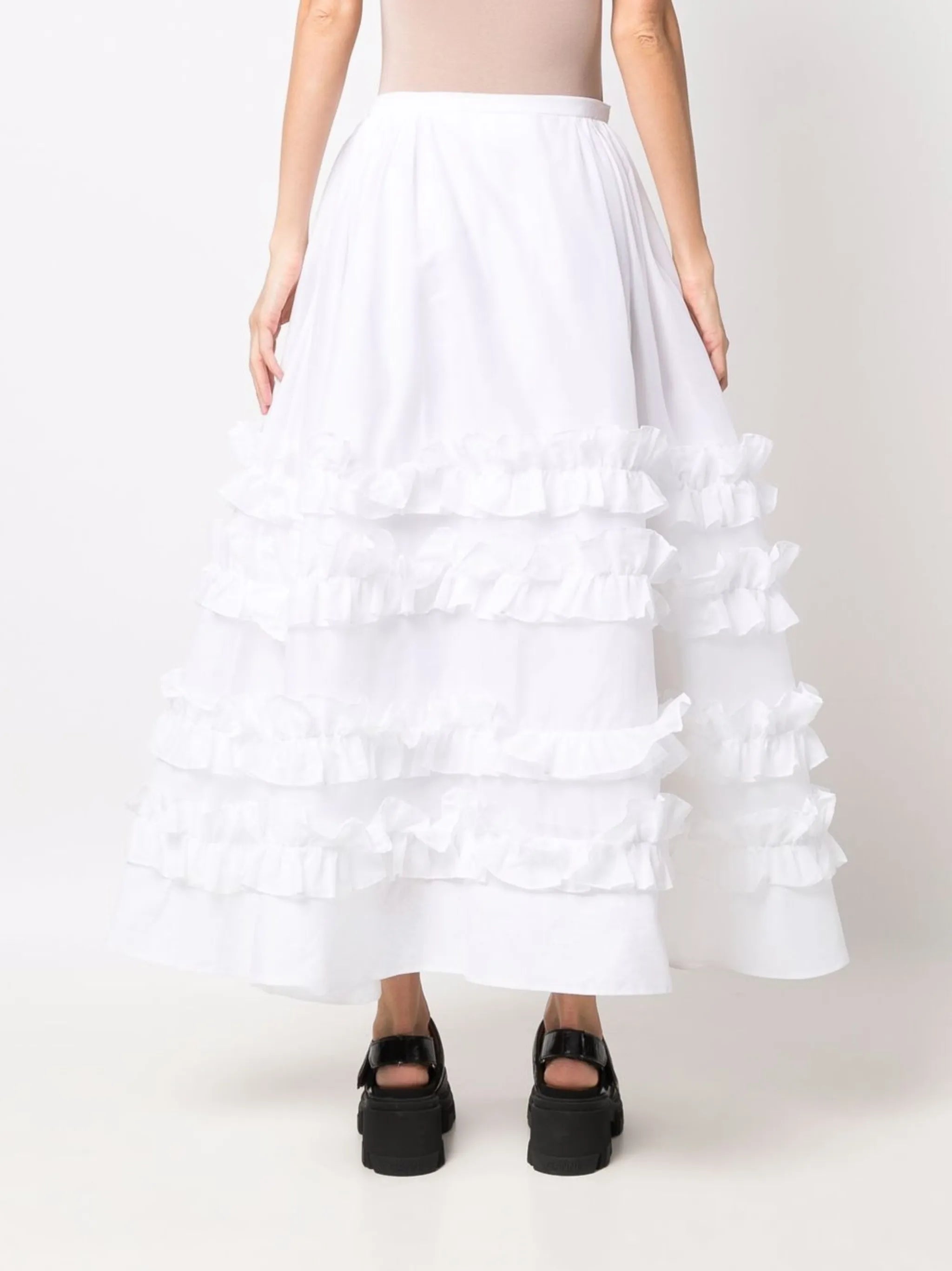 Maisie ruffled maxi skirt
