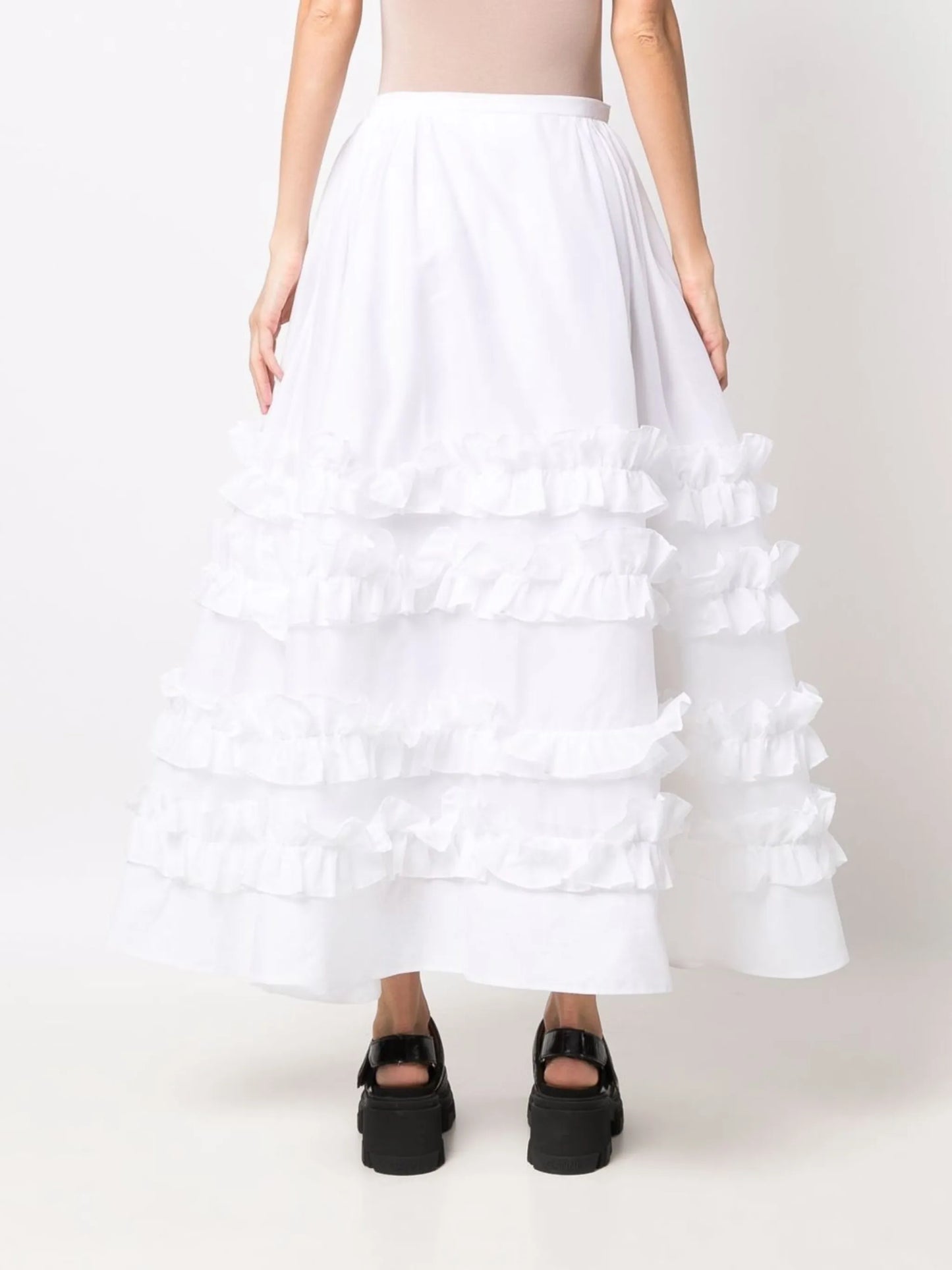 Maisie ruffled maxi skirt