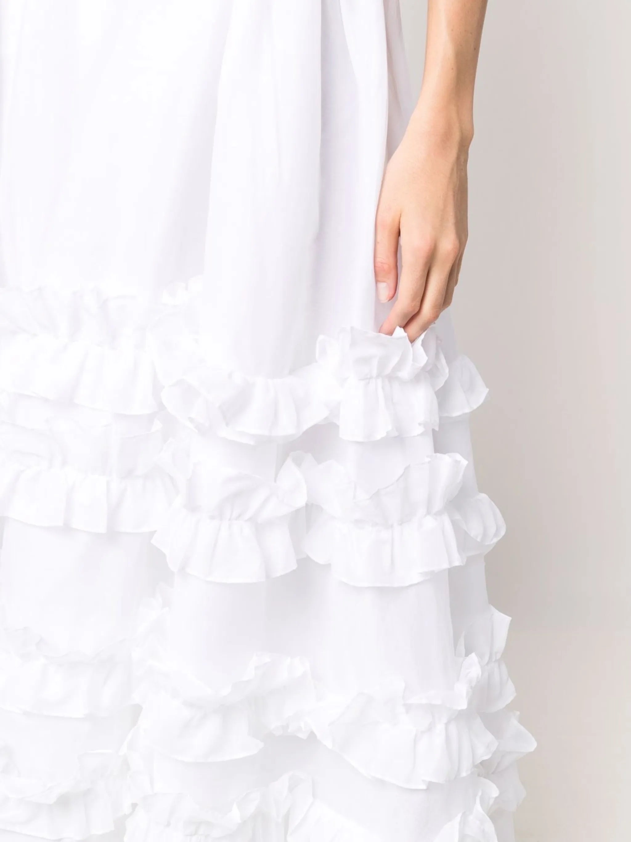 Maisie ruffled maxi skirt