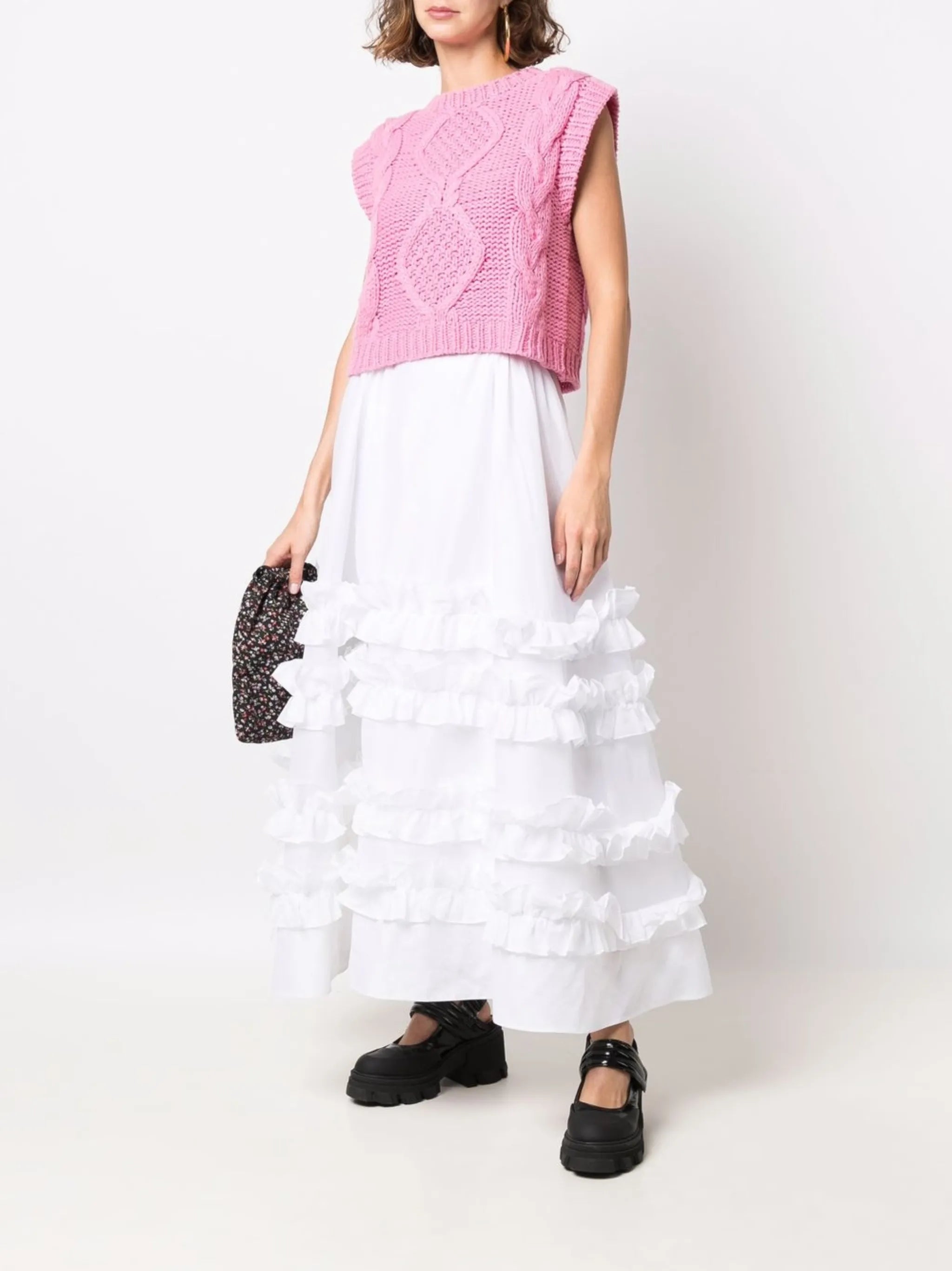 Maisie ruffled maxi skirt