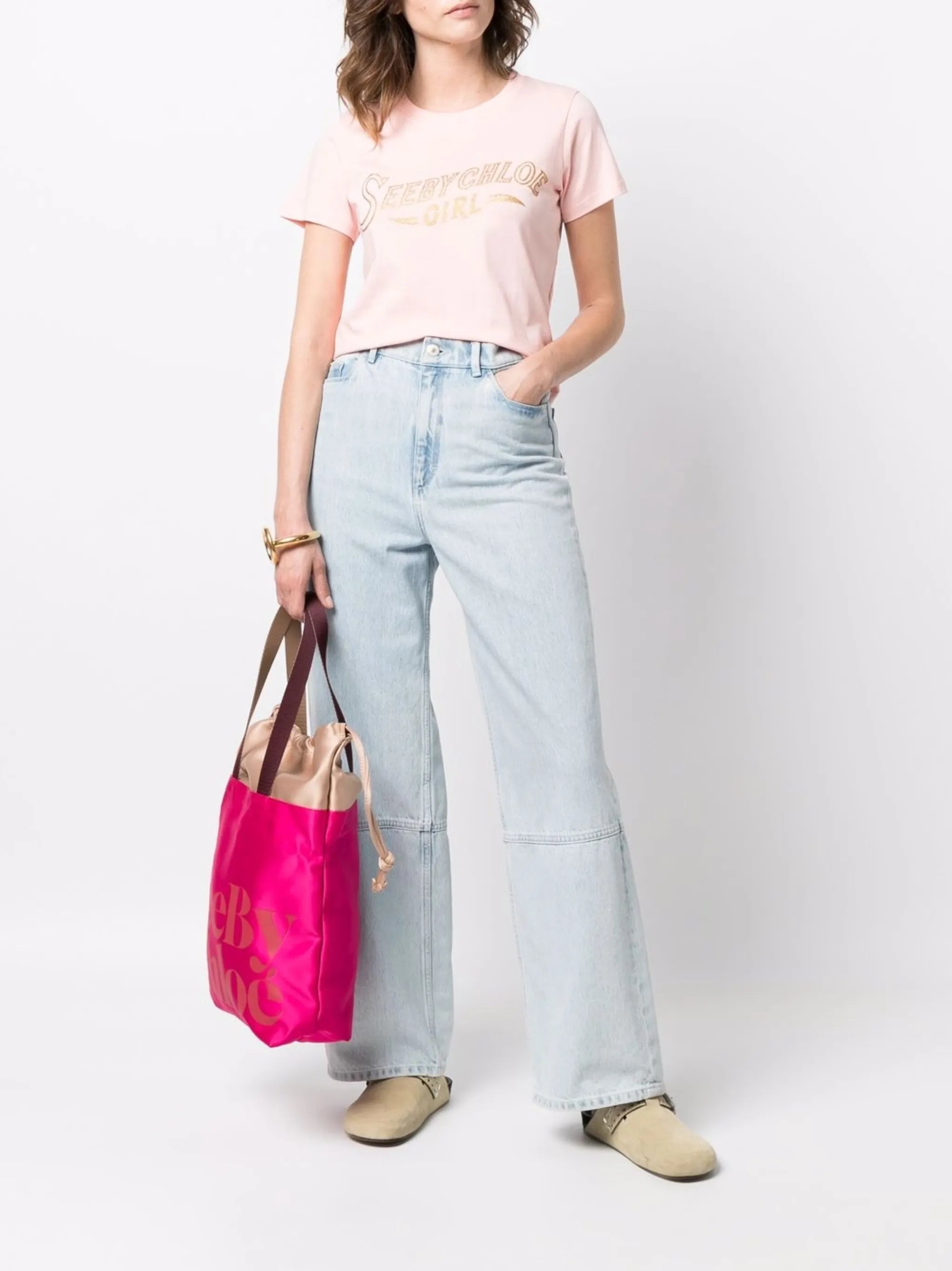 logo-print T-shirt