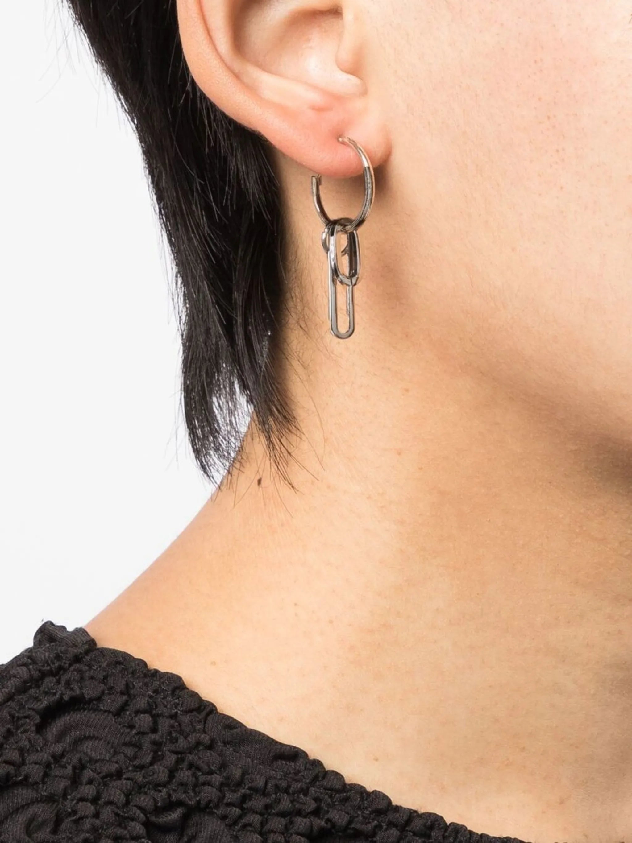 Eddie hoop mismatch earrings
