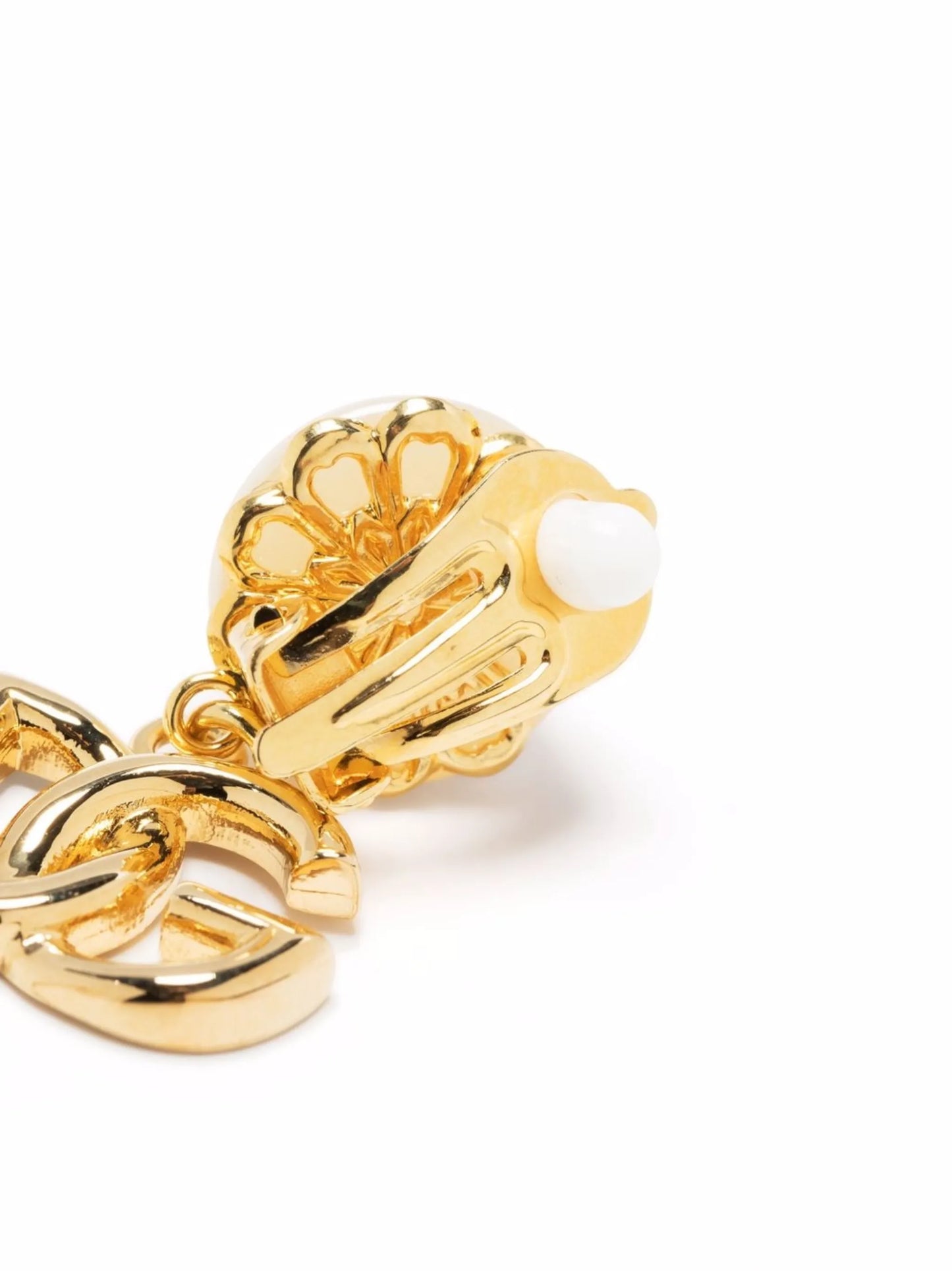 DG-logo drop earrings