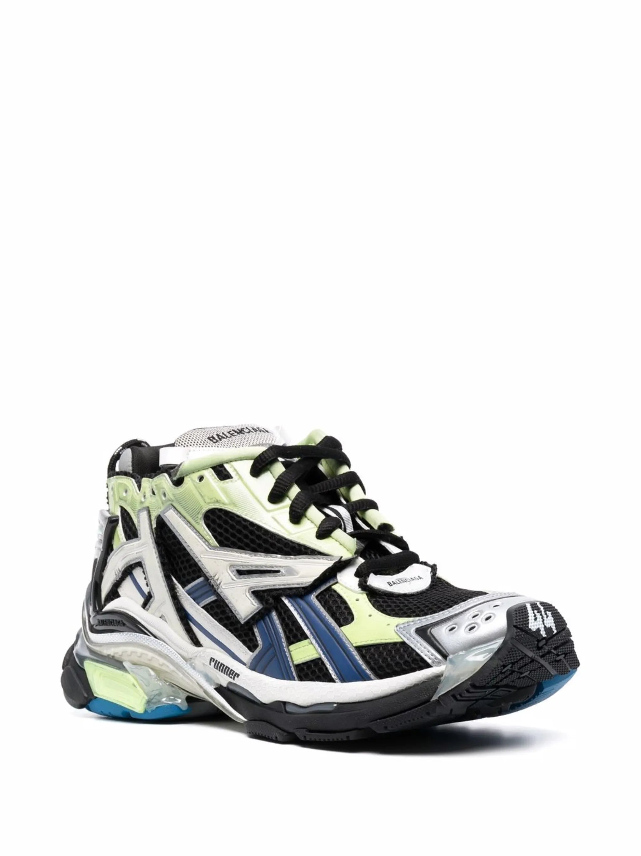 Runner panelled low-top sneakers