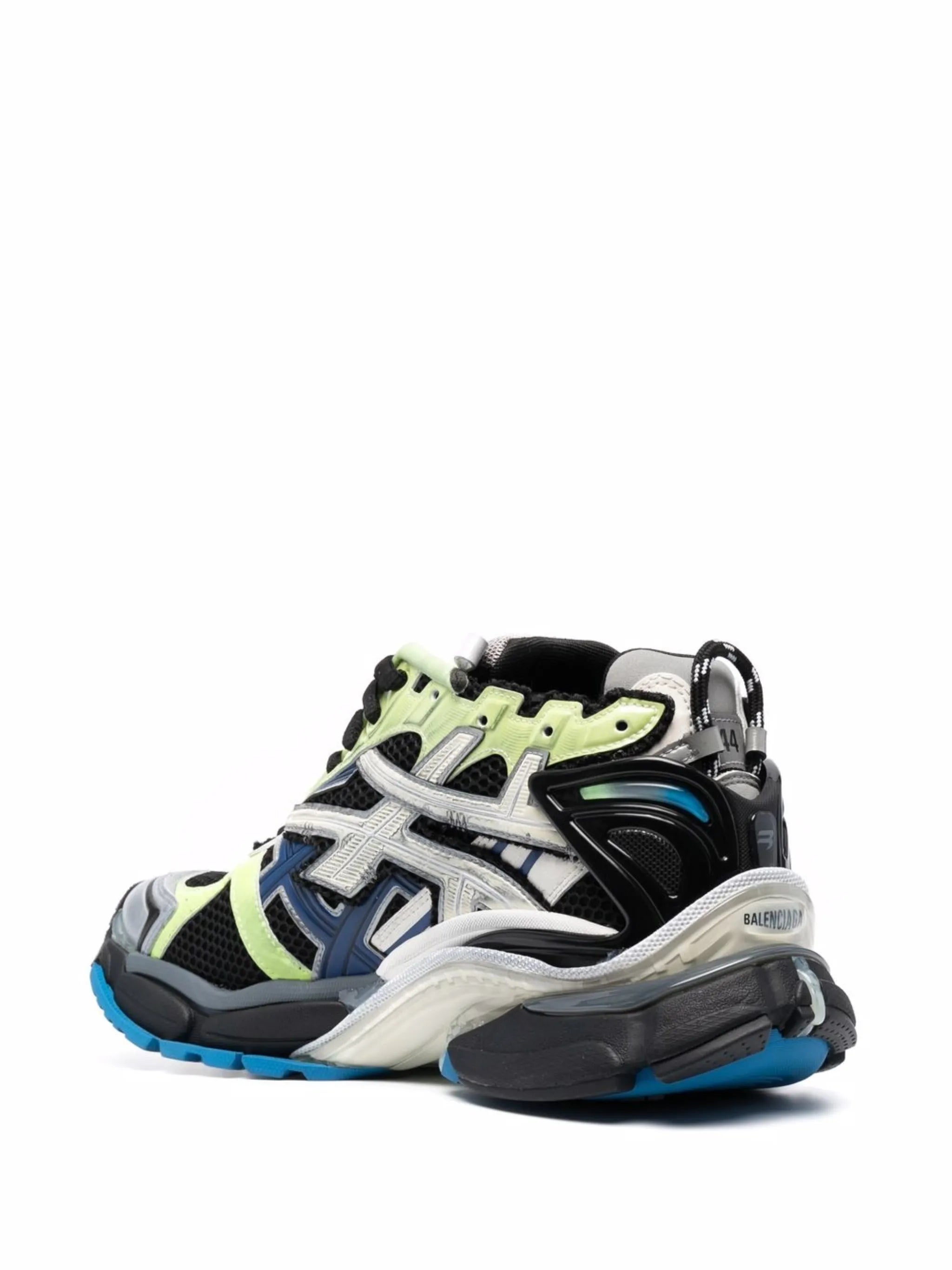 Runner panelled low-top sneakers