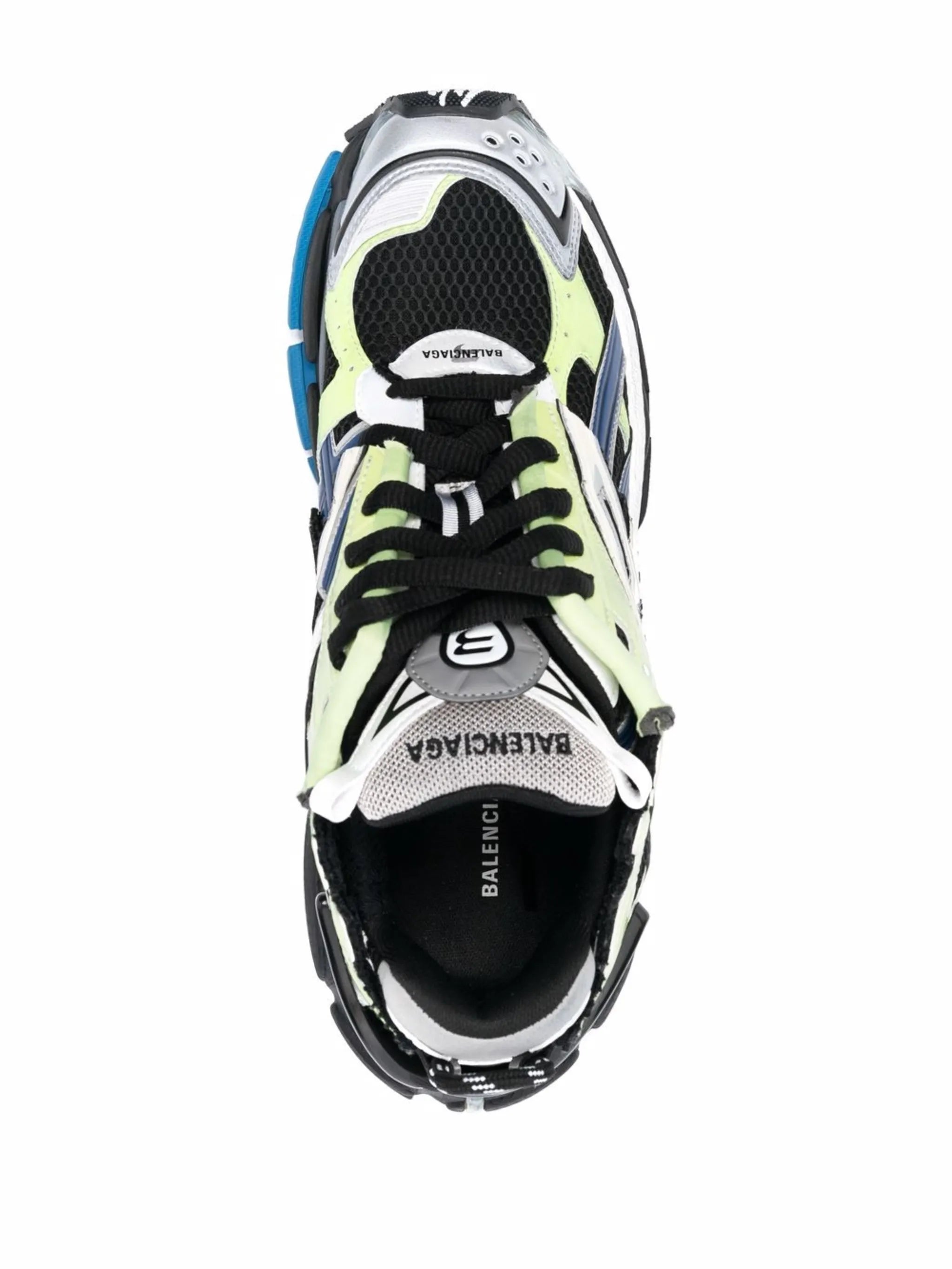 Runner panelled low-top sneakers