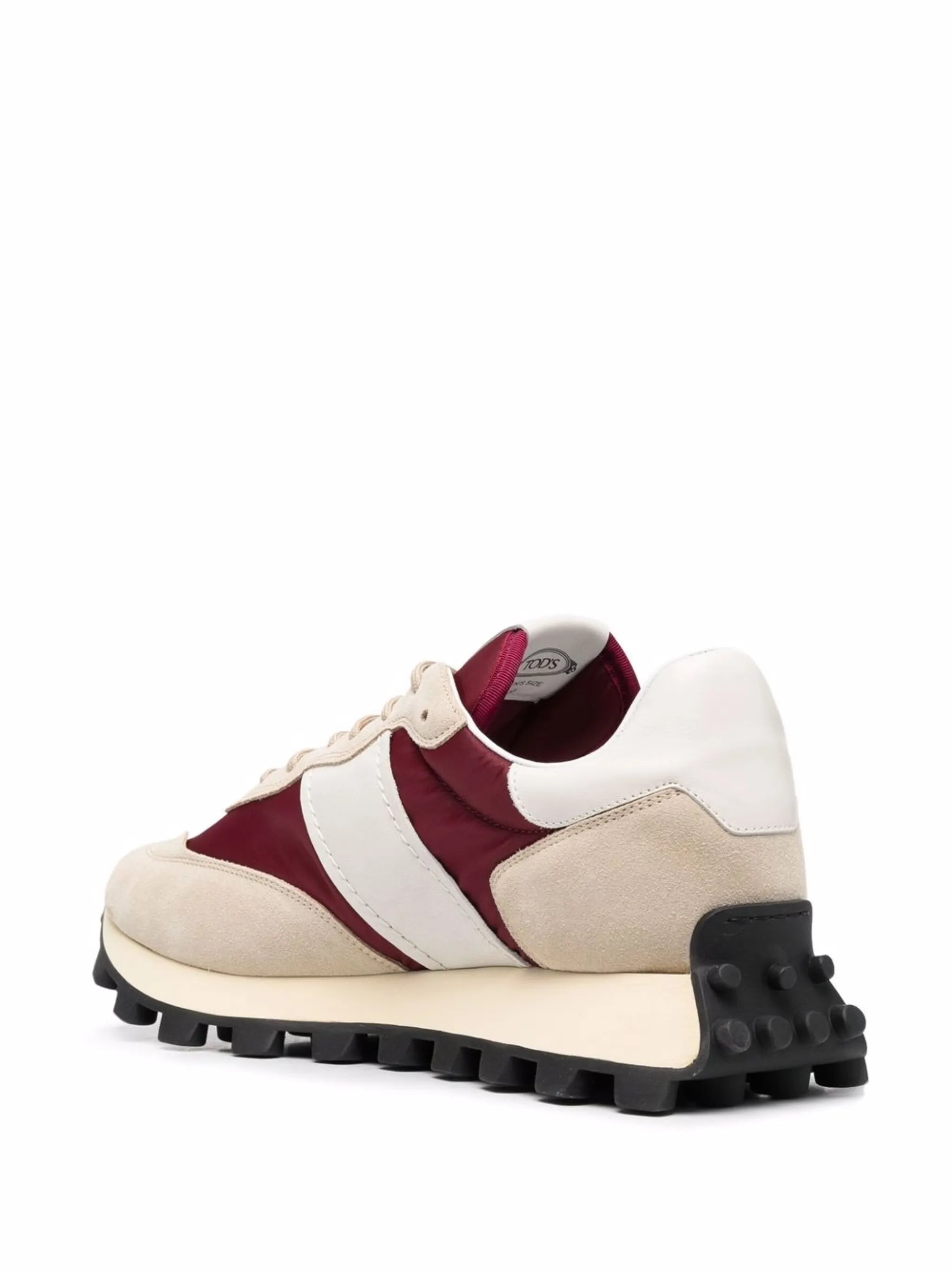 panelled low-top sneakers