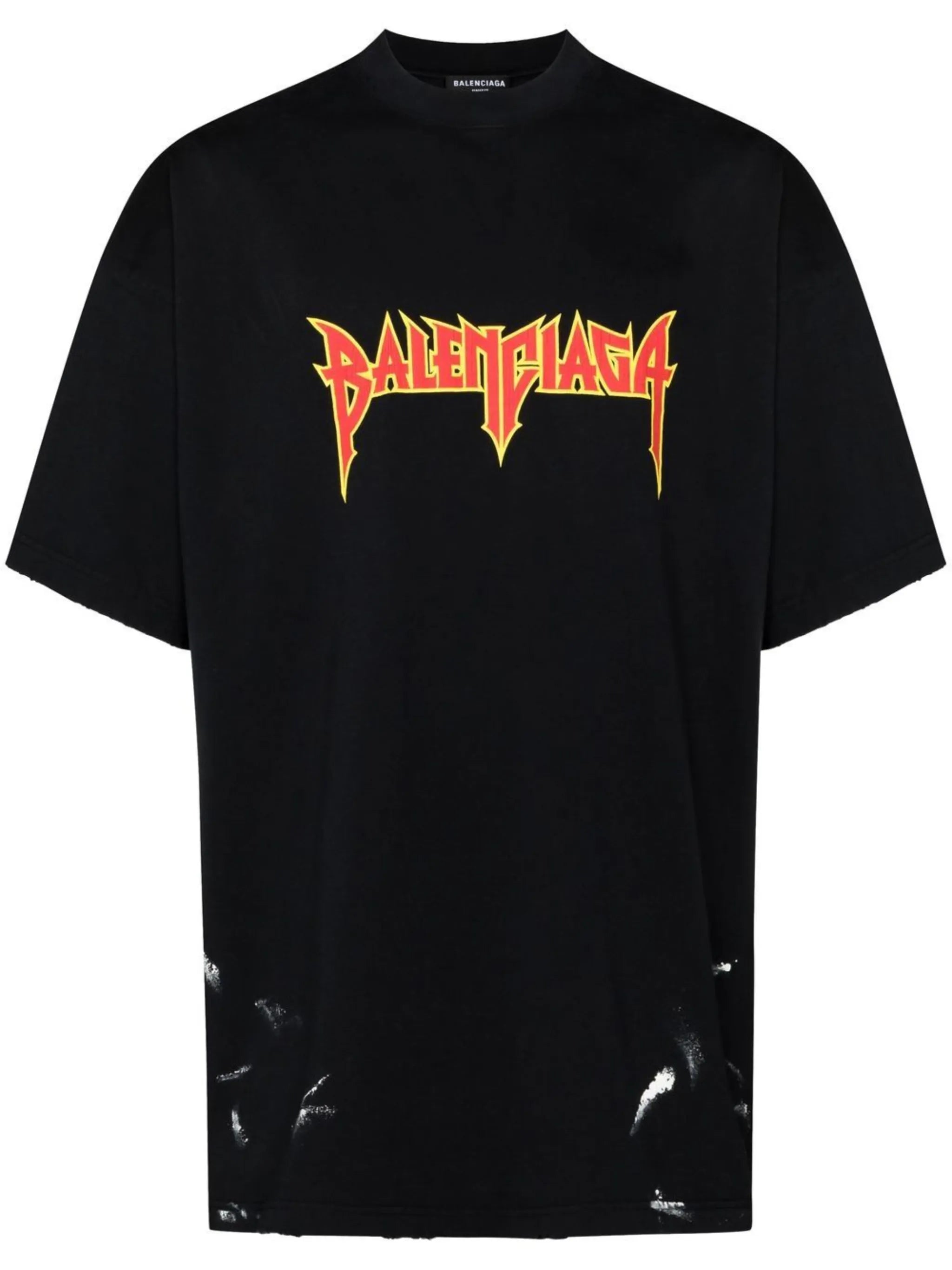 oversized metal logo T-shirt