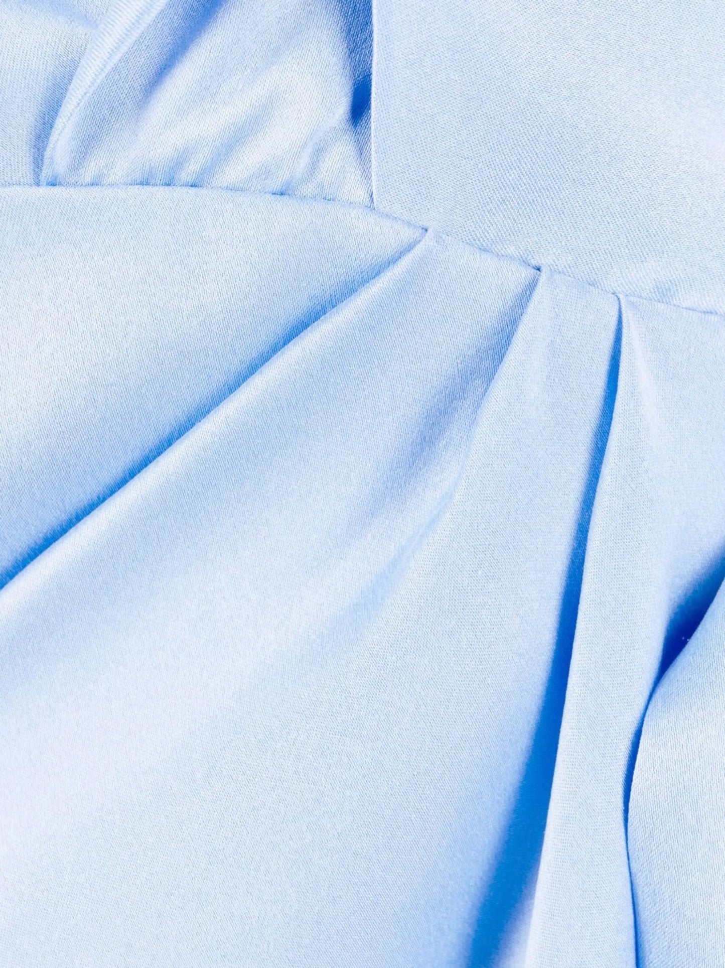 wraparound silk mini dress