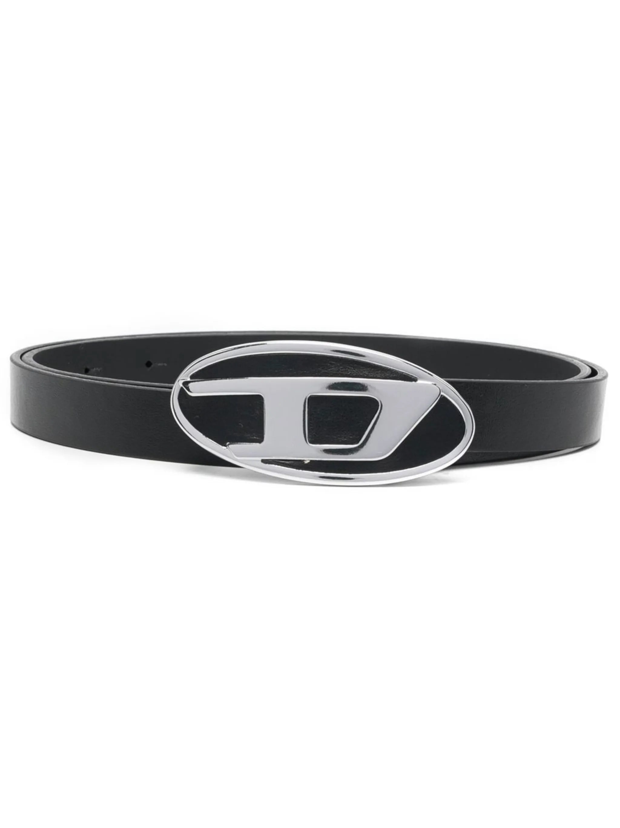 1DR logo-buckle leather belt