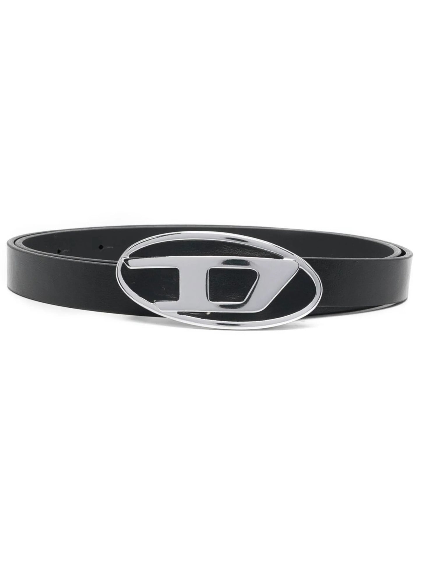1DR logo-buckle leather belt