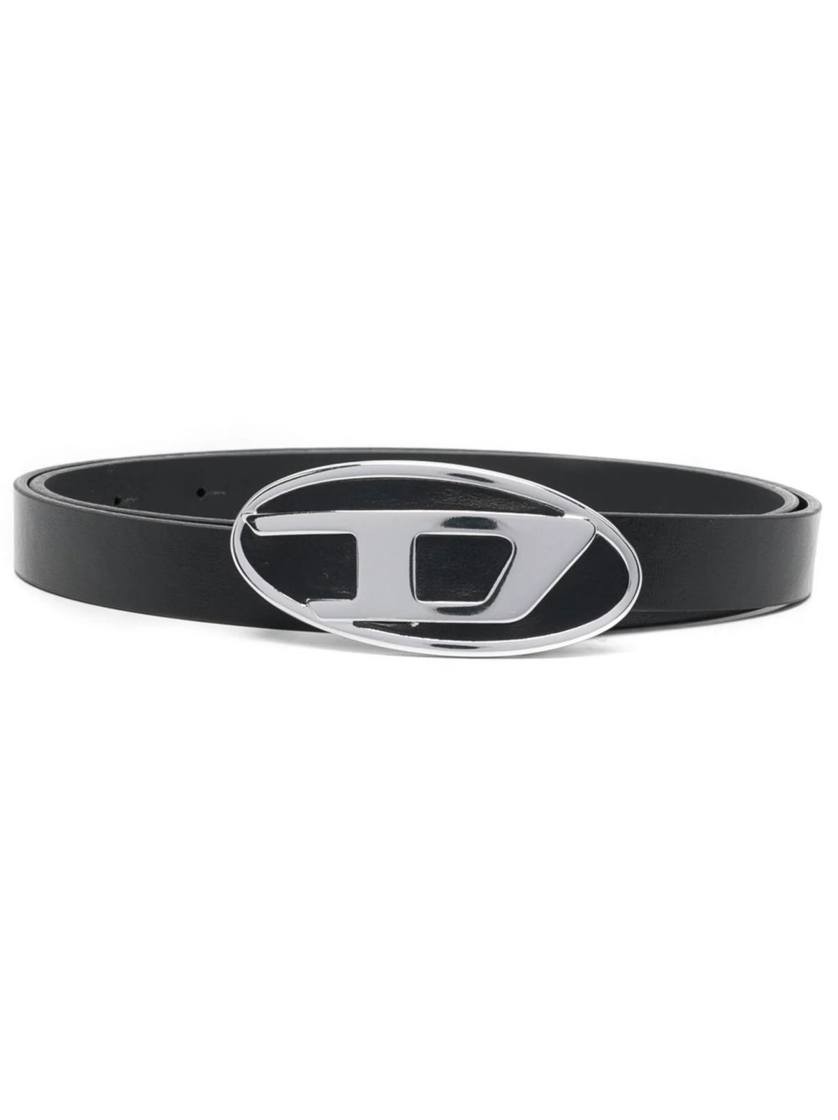 1DR logo-buckle leather belt