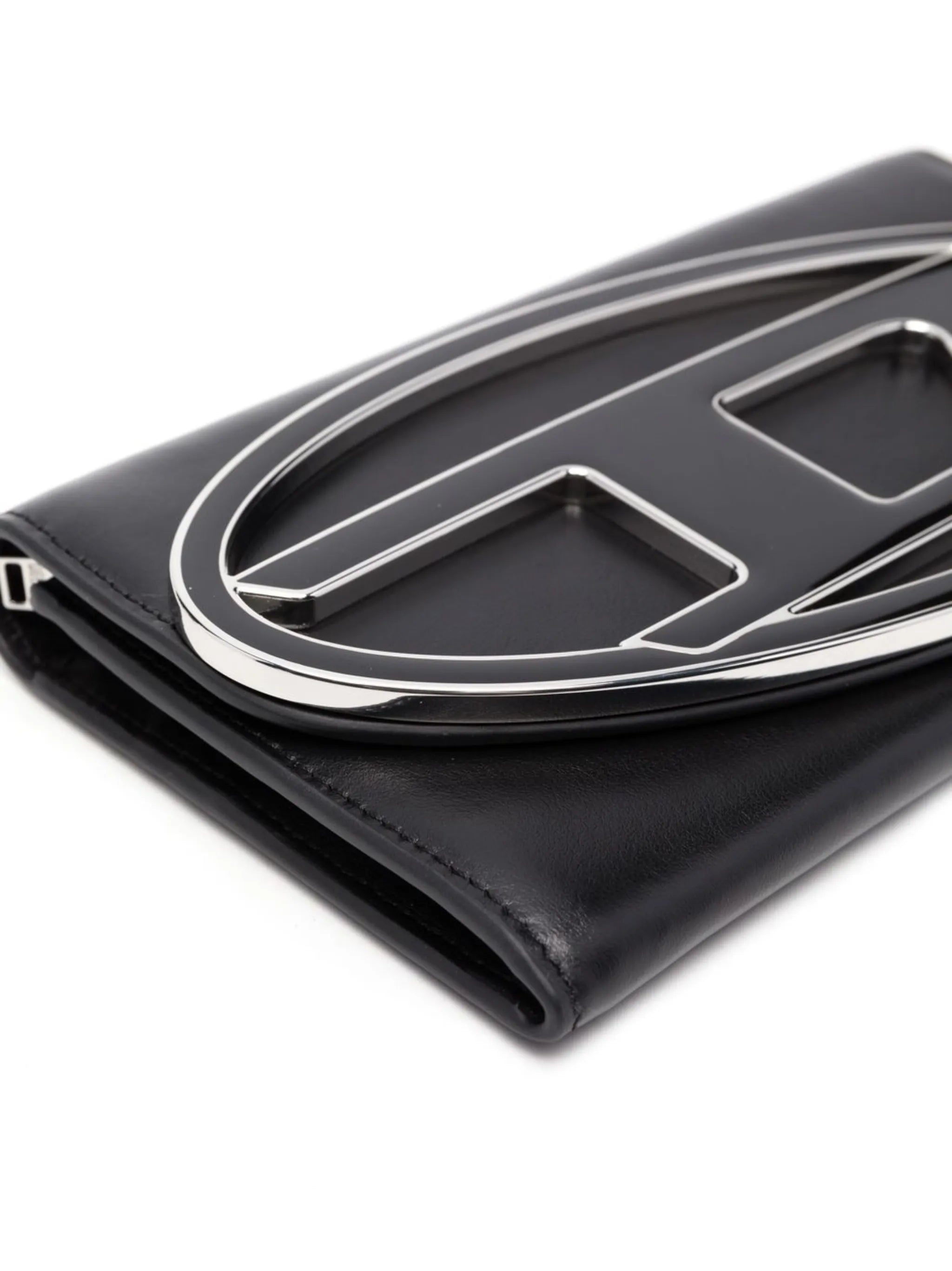 Cygnus logo-plaque leather crossbody bag