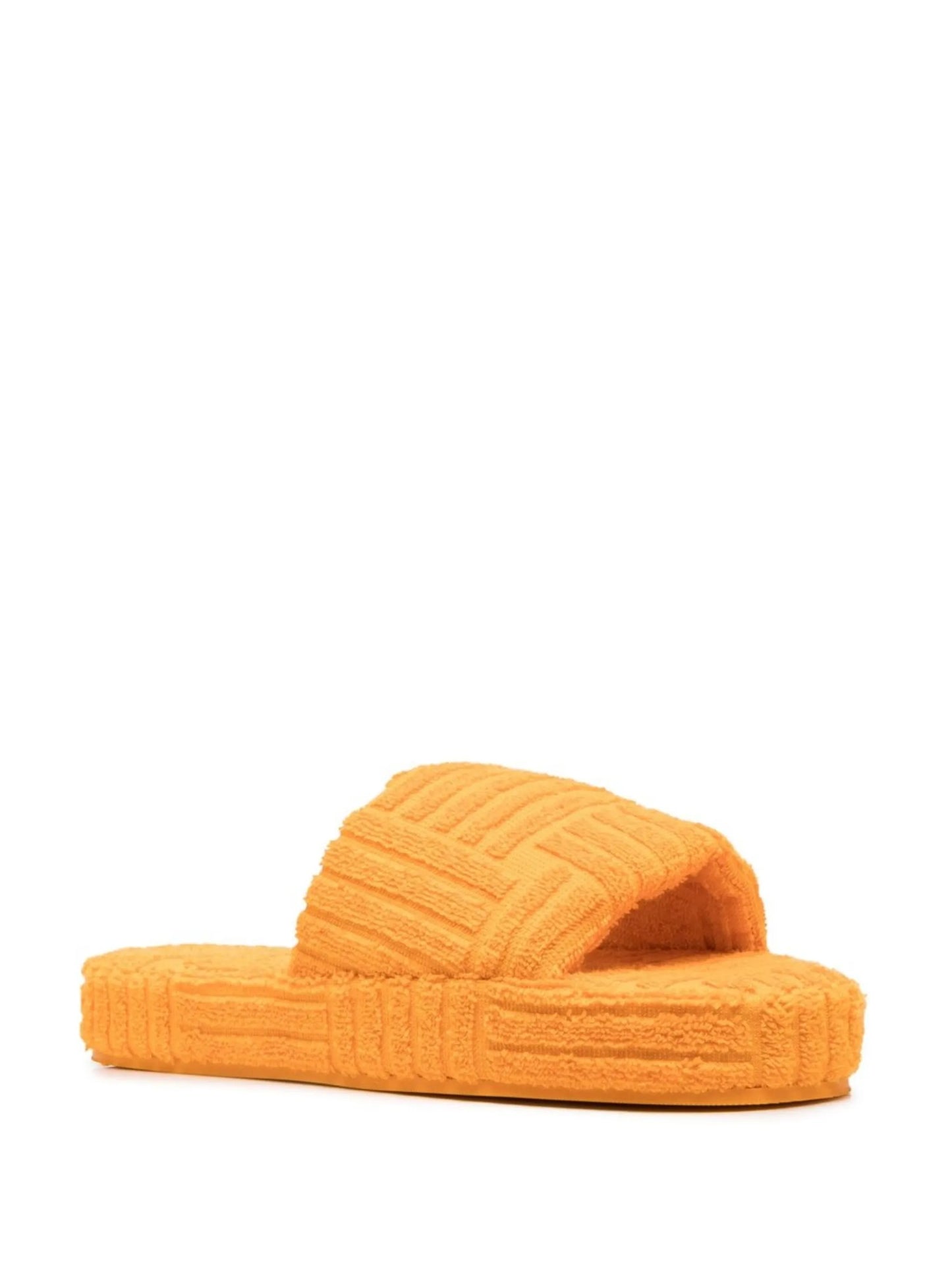 panelled-design slip-on sandals