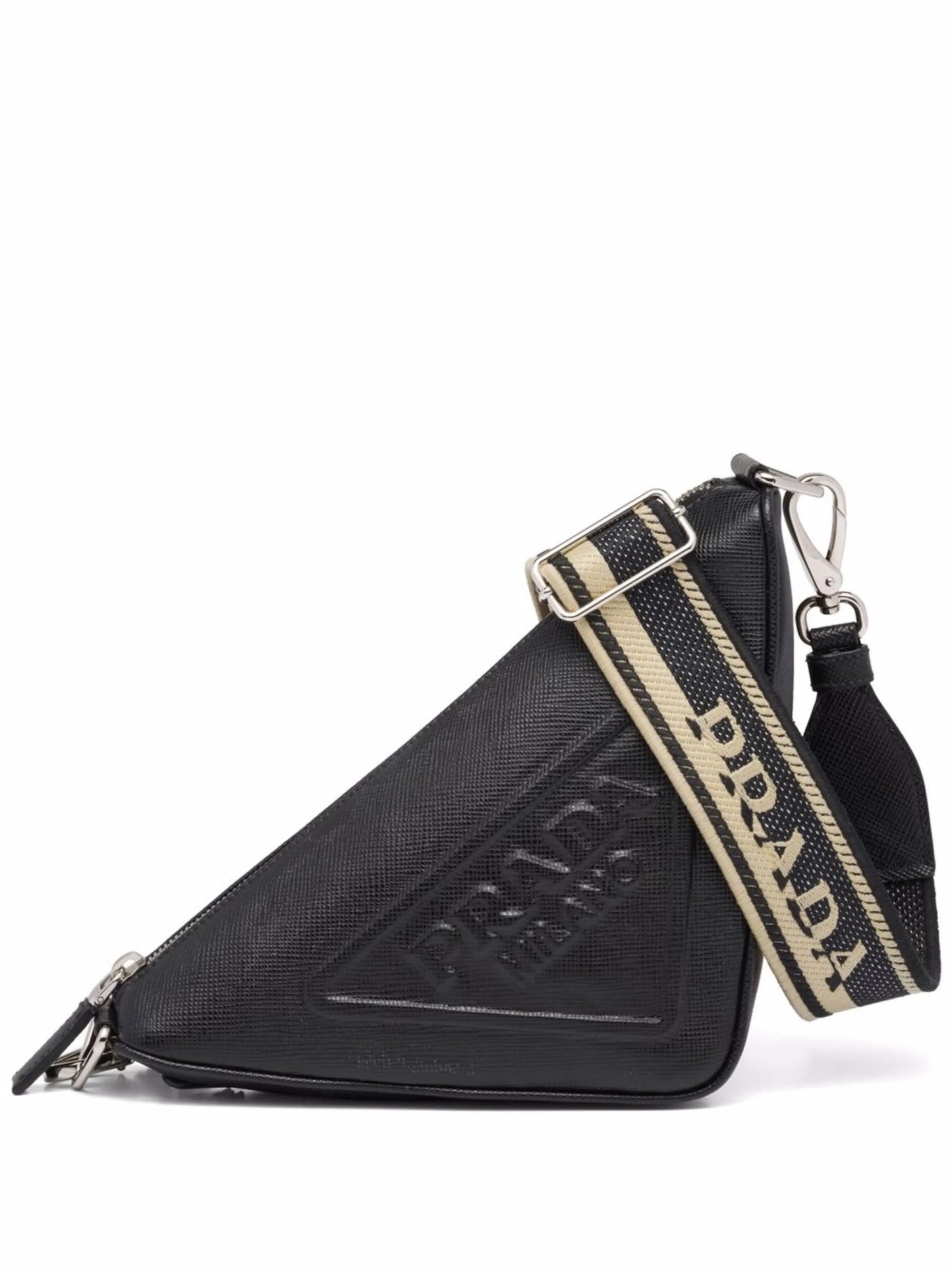 Saffiano leather Triangle bag