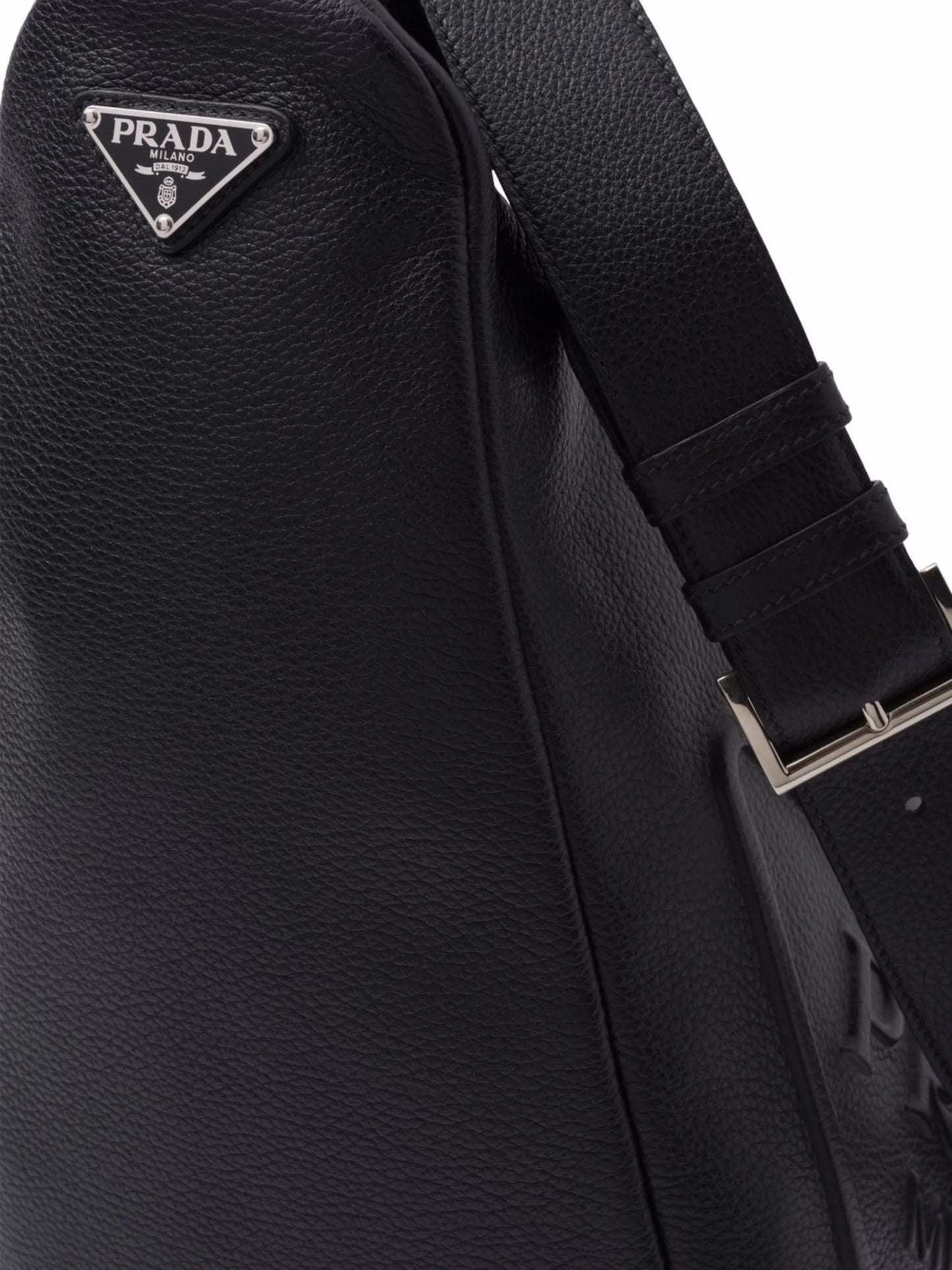 leather Triangle shoulder bag