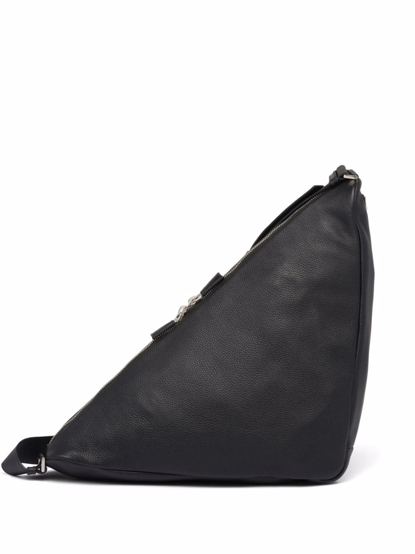 leather Triangle shoulder bag