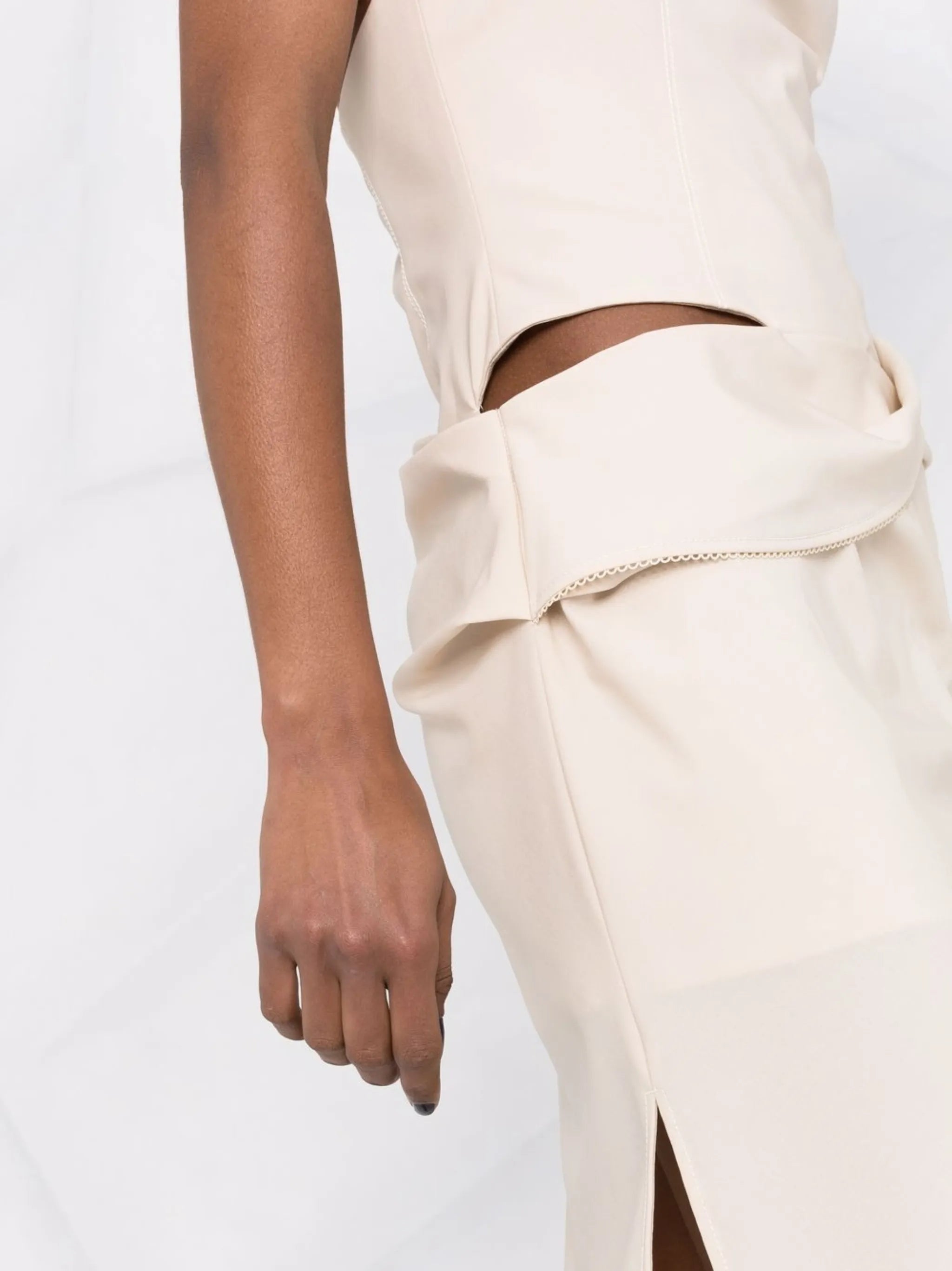 La Robe Hielo asymmetric dress