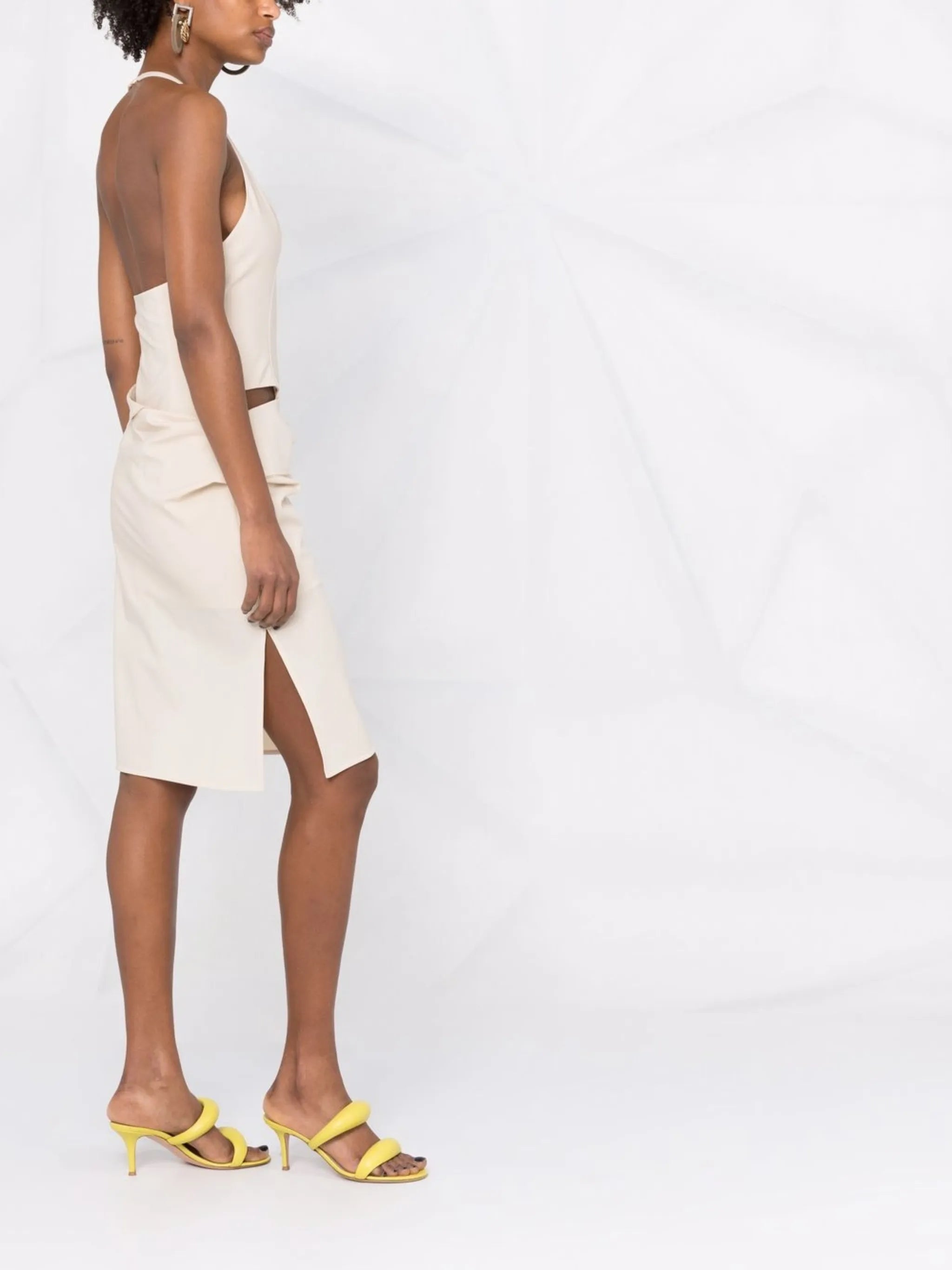 La Robe Hielo asymmetric dress