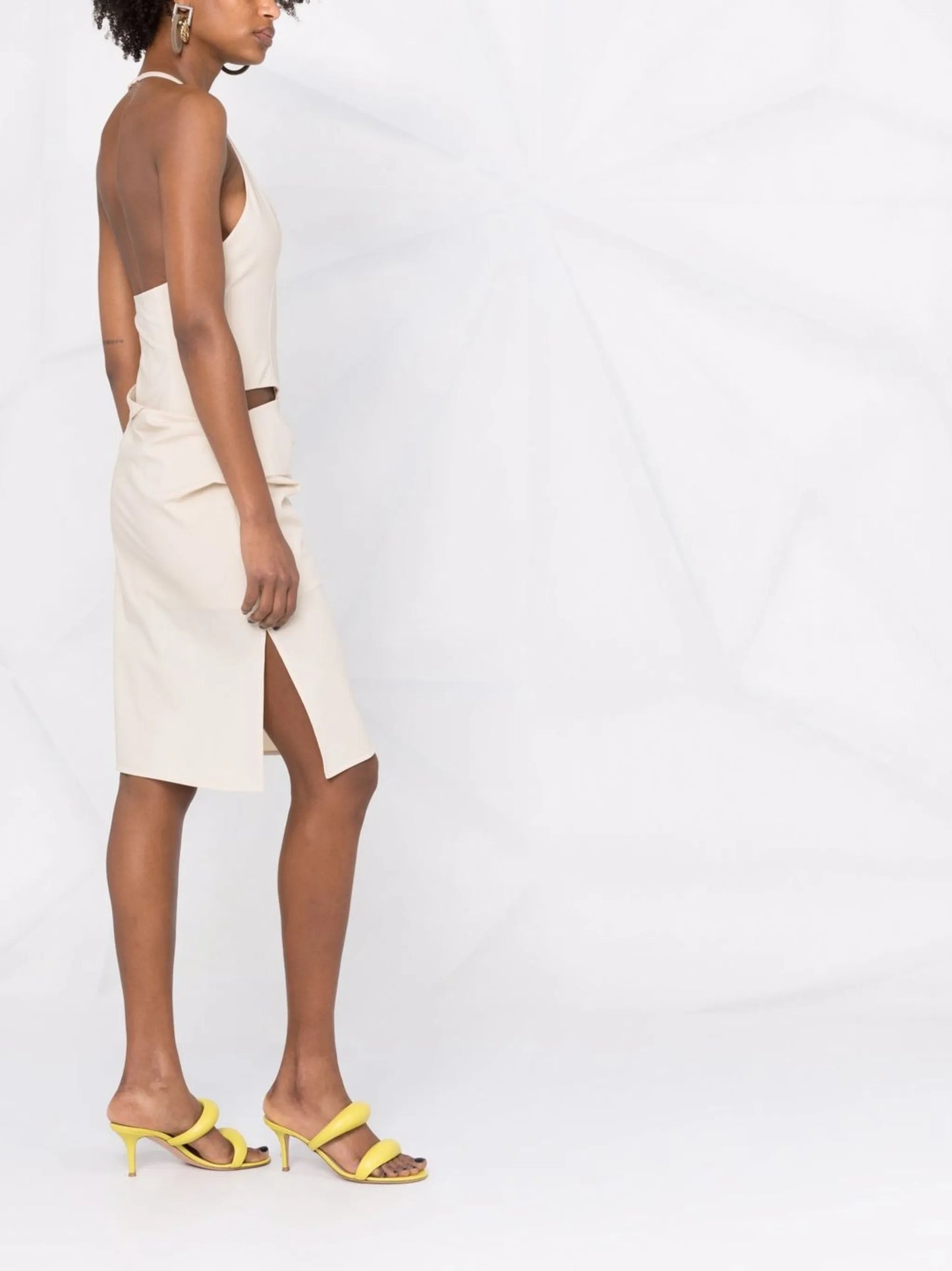 La Robe Hielo asymmetric dress